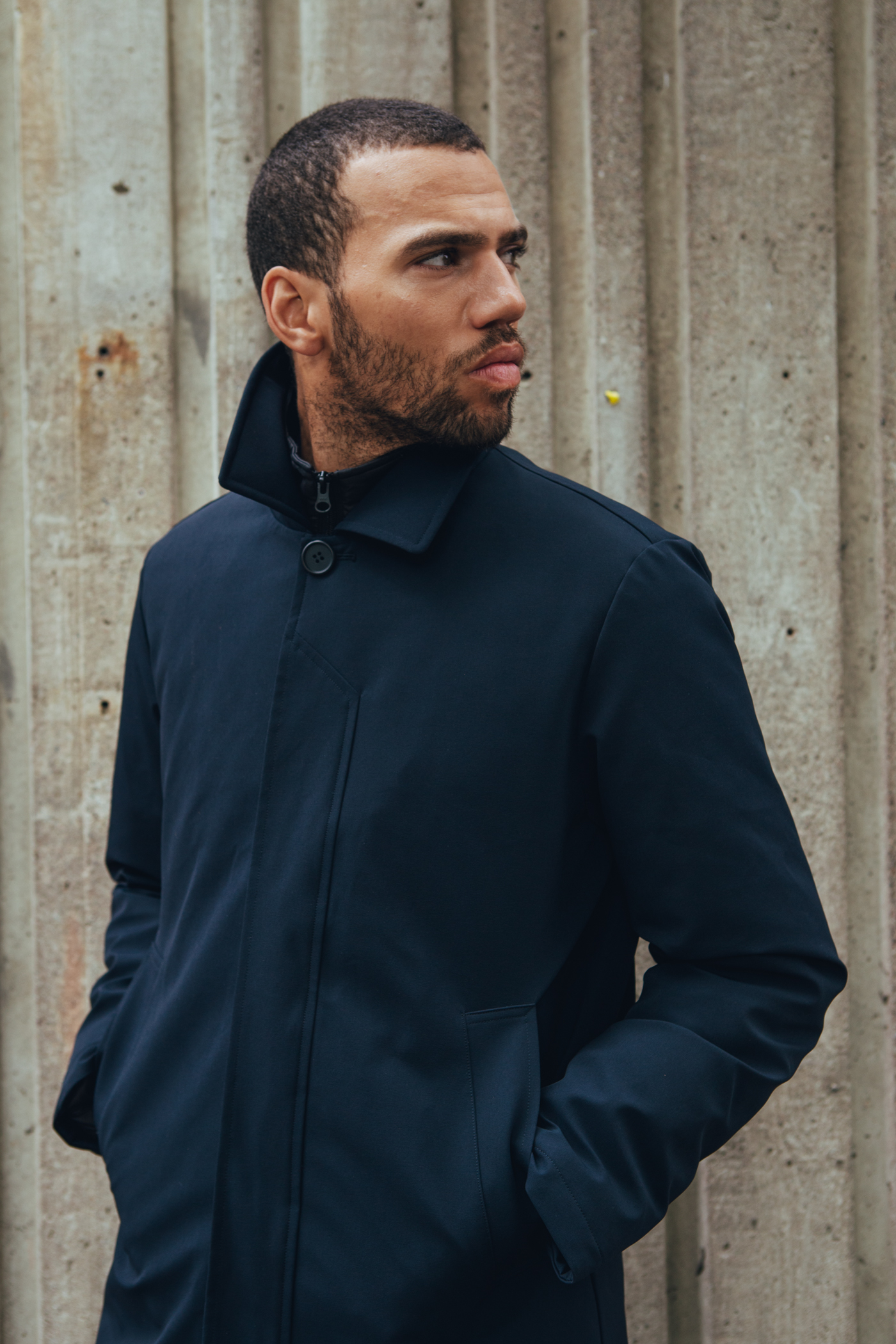 Brixtol Textiles | Duncan Carbon Navy