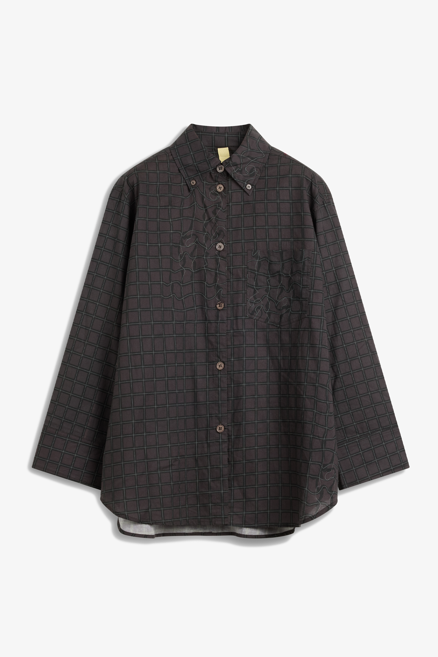 Brixtol Textiles | Rhona Licorice Fluid Check