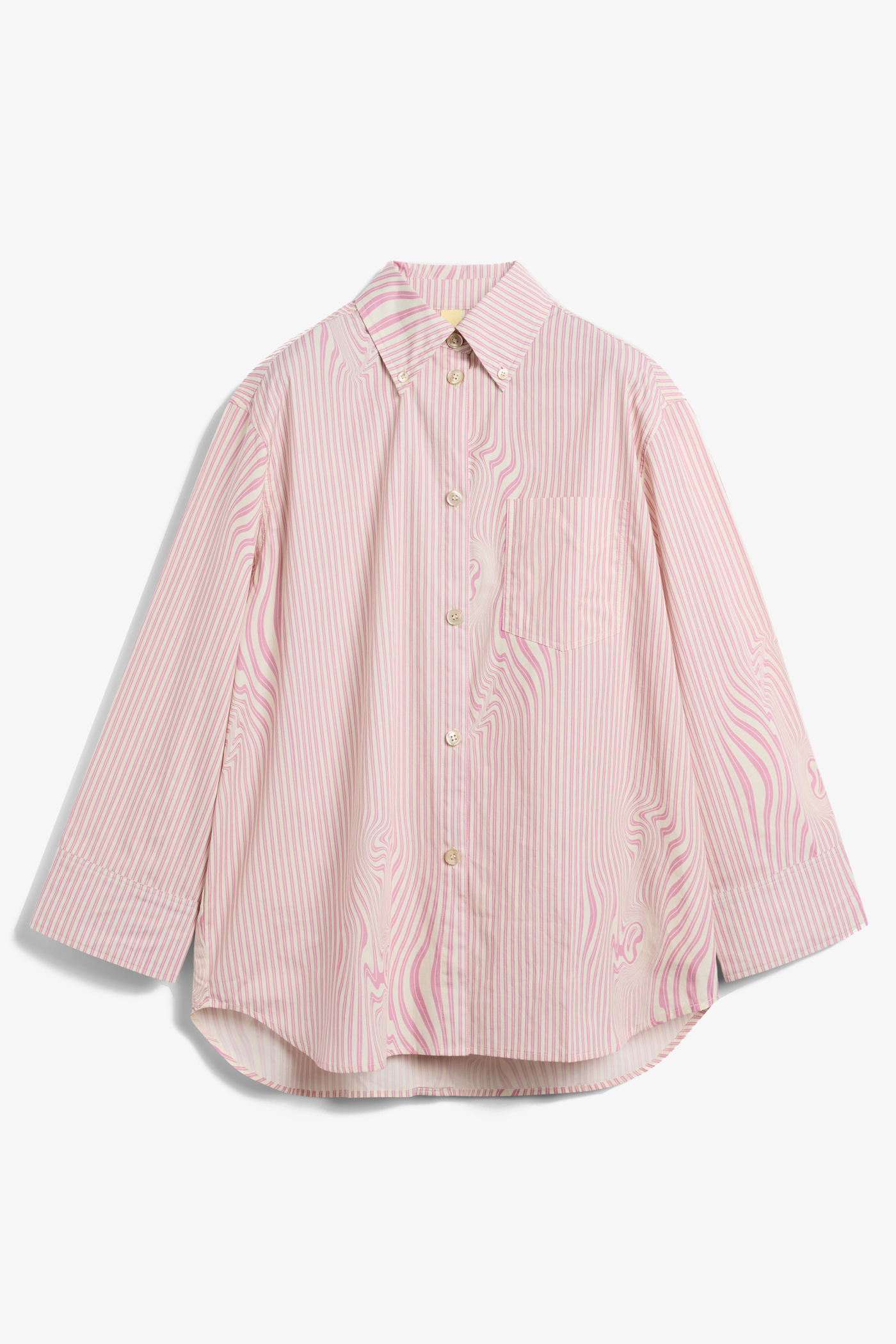 Brixtol Textiles | Rhona Pink Glitch Stripe