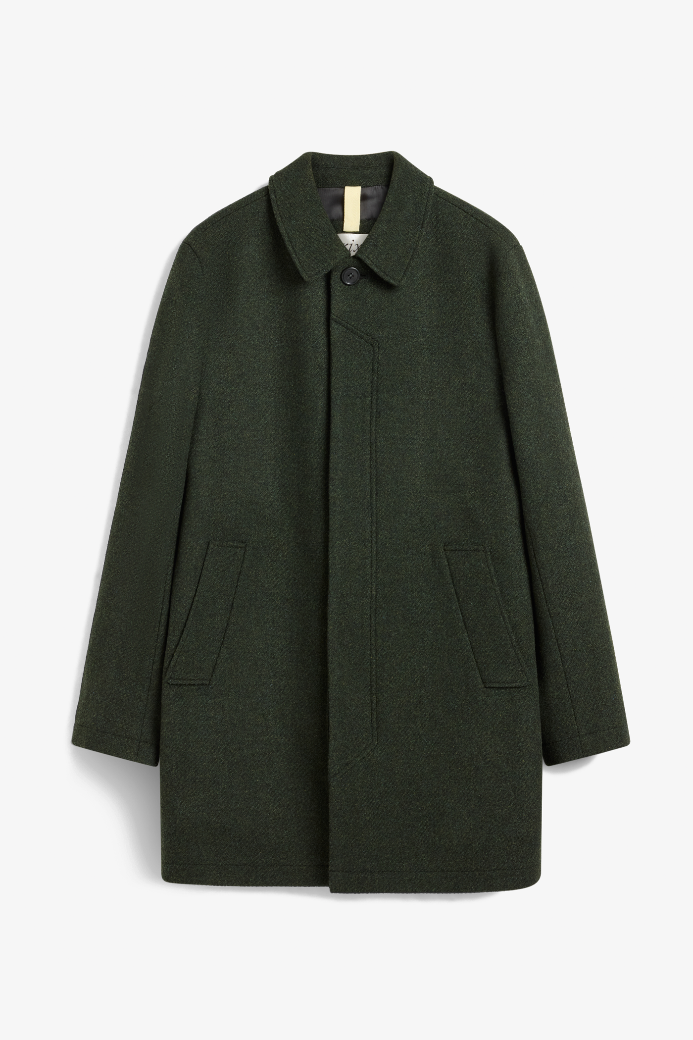 Brixtol Textiles | T-Coat Wool Olive