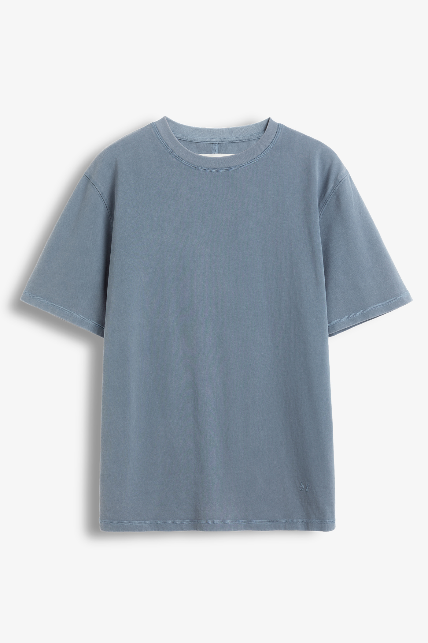 Brixtol Textiles | BT T-shirt Washed Dusty Blue