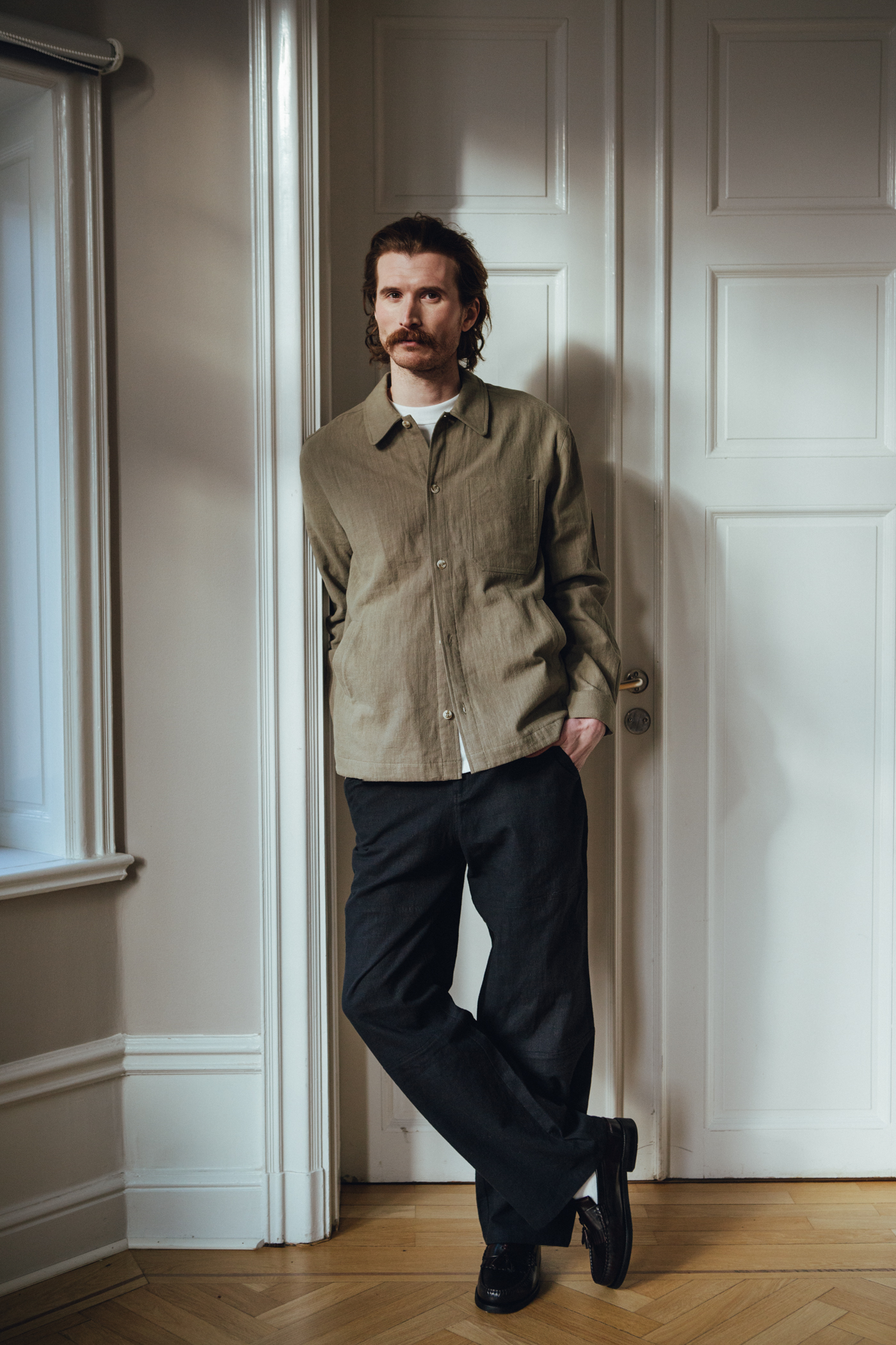 Brixtol Textiles | Frank Linen Light Moss