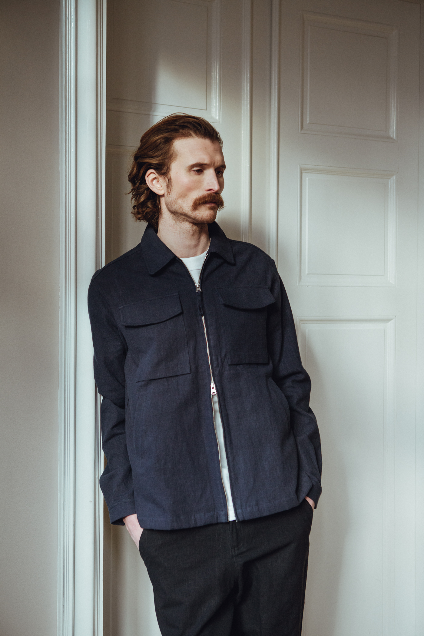 Brixtol Textiles | Murray Dark Navy