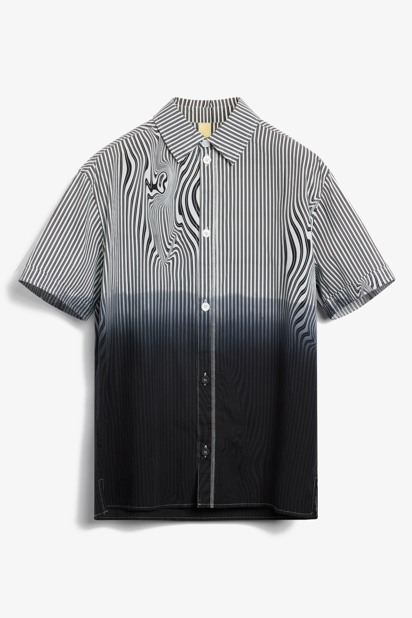 Brixtol Textiles | Callum Black Glitch Stripe Dip Dye