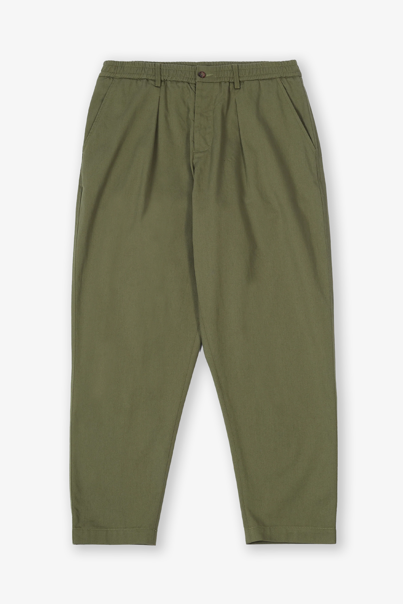 Universal Works | Pleated Track Pant Light Olive