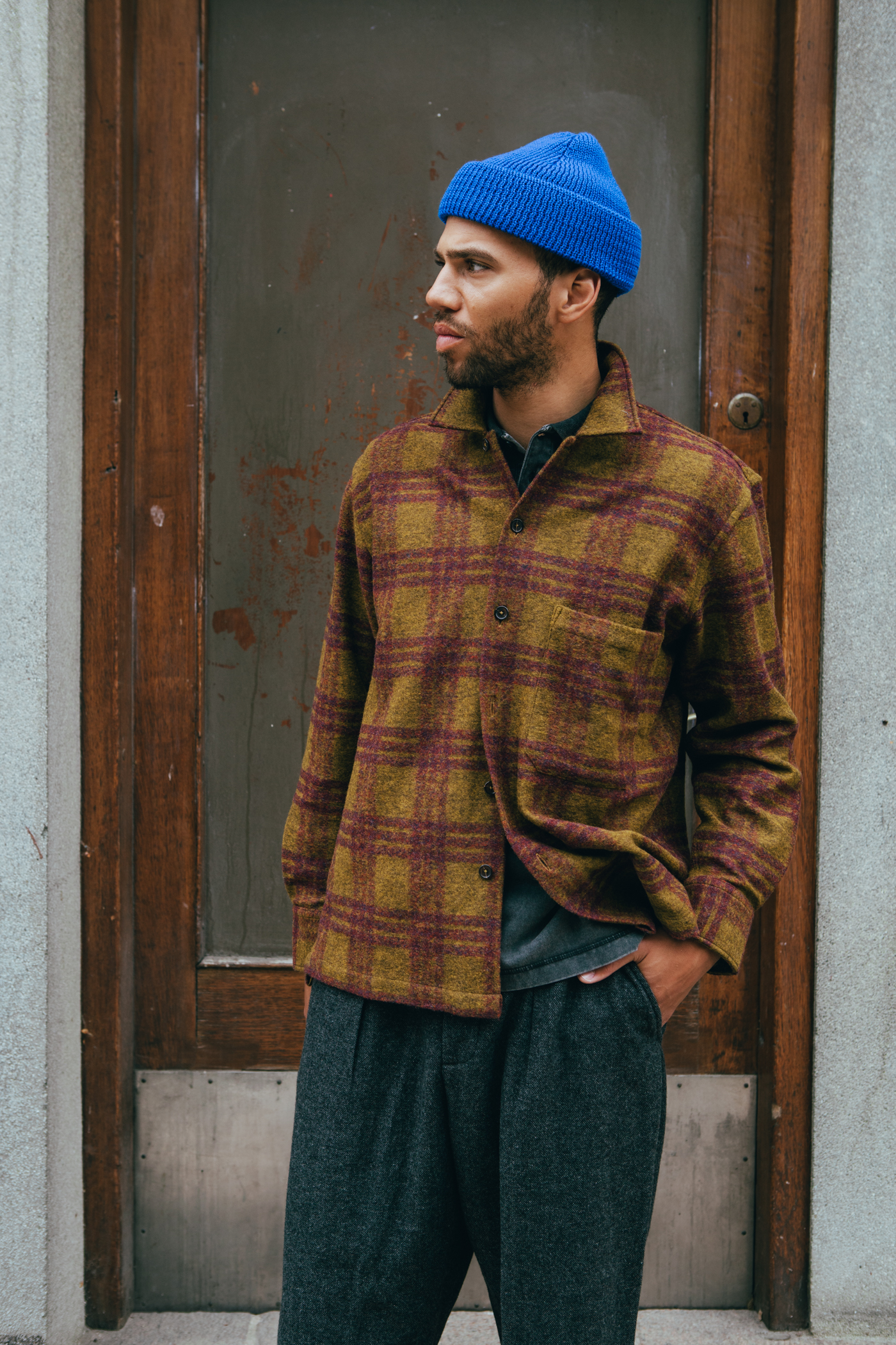 Universal Works | Fatigue Shirt Gold