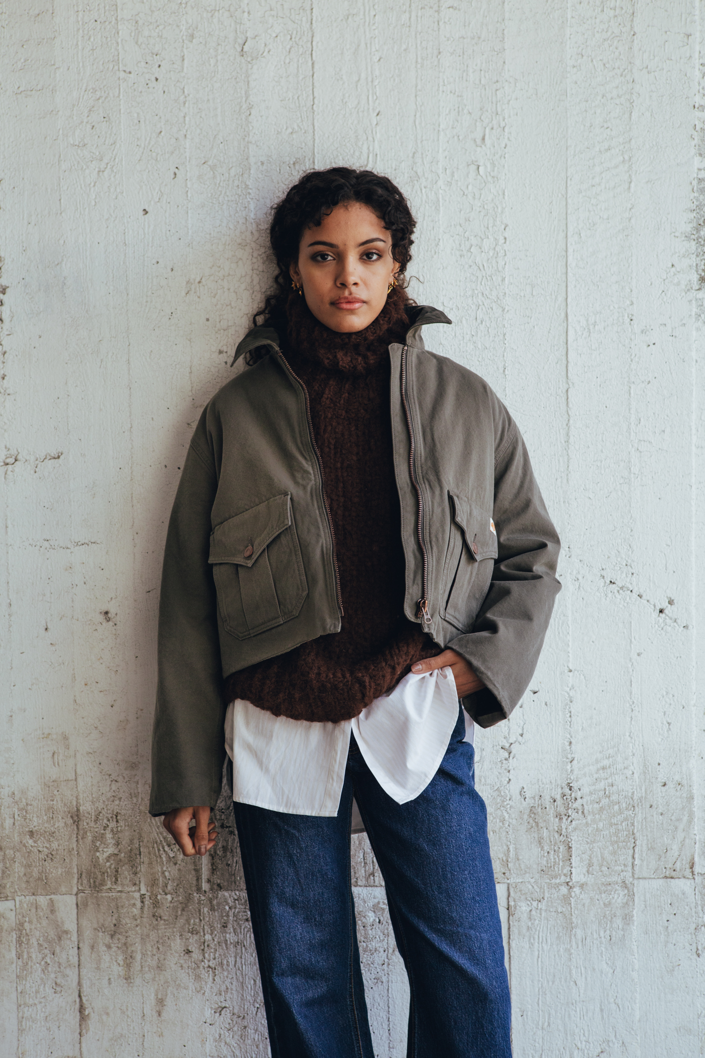 Nudie Jeans | Molly Duck Canvas Jacket Green