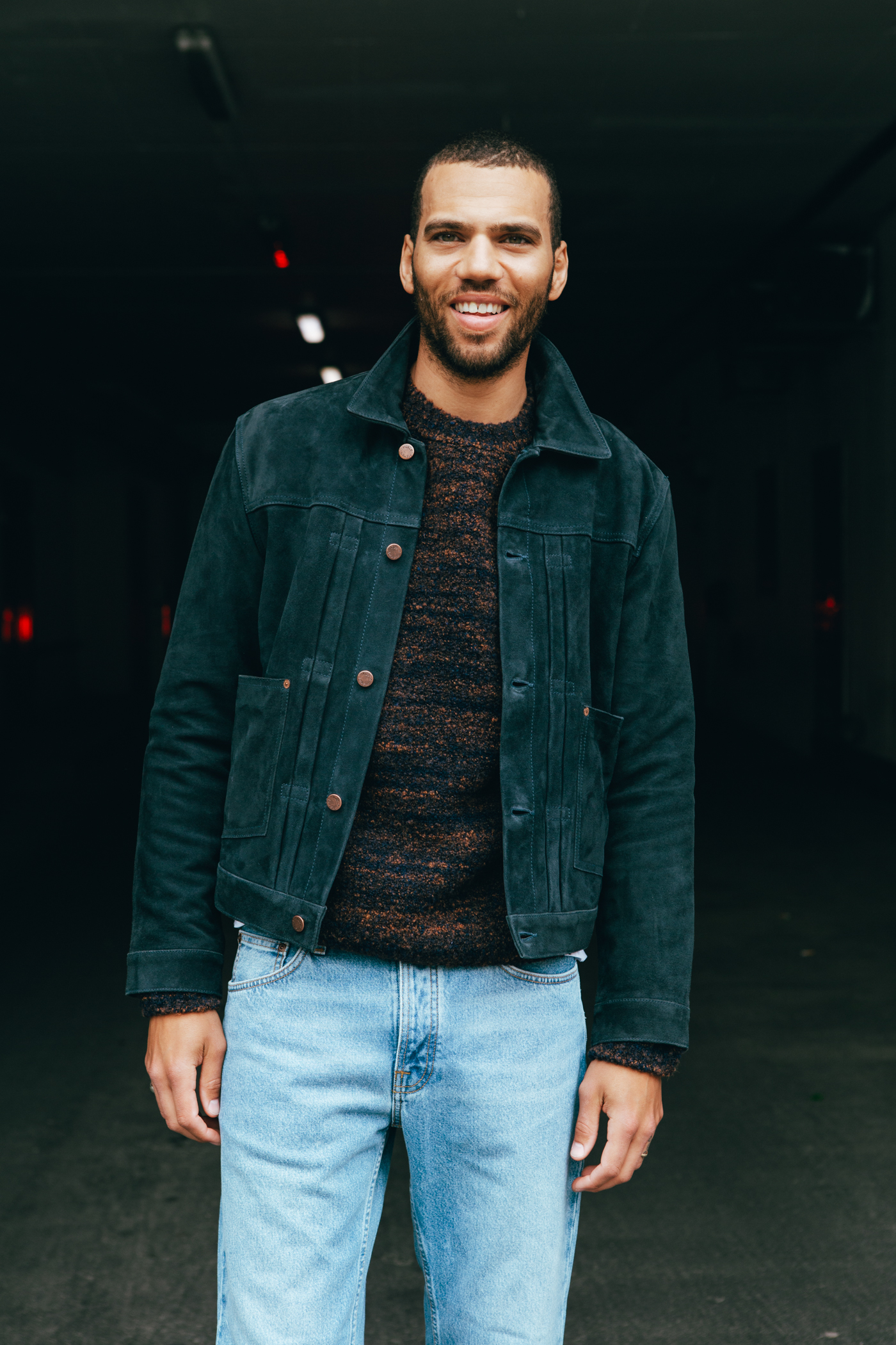 Nudie Jeans | Dante II Suede Jacket Navy