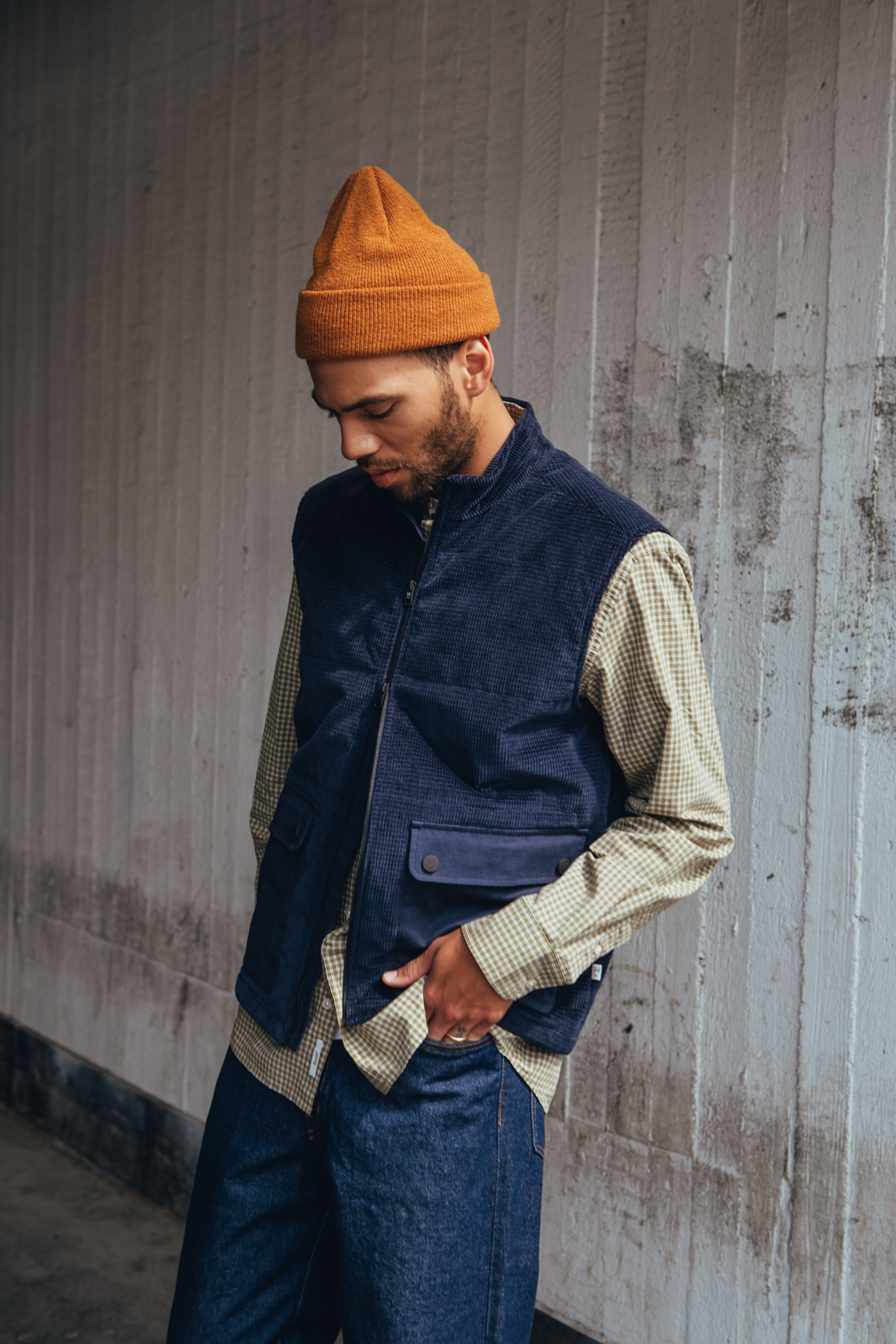 Knowledge Cotton Apparel | Organic Cotton Corduroy Vest