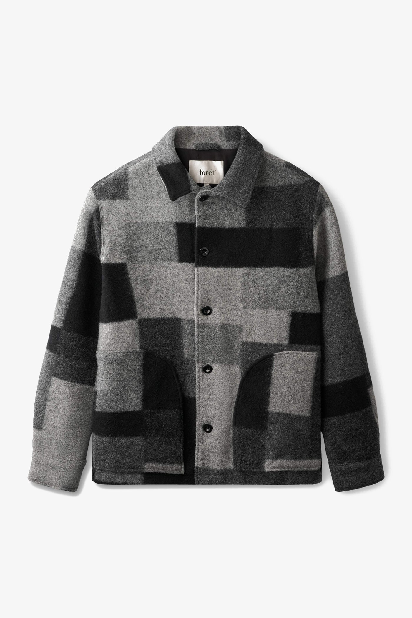 Forét | Cave Wool Jacket Black Mix