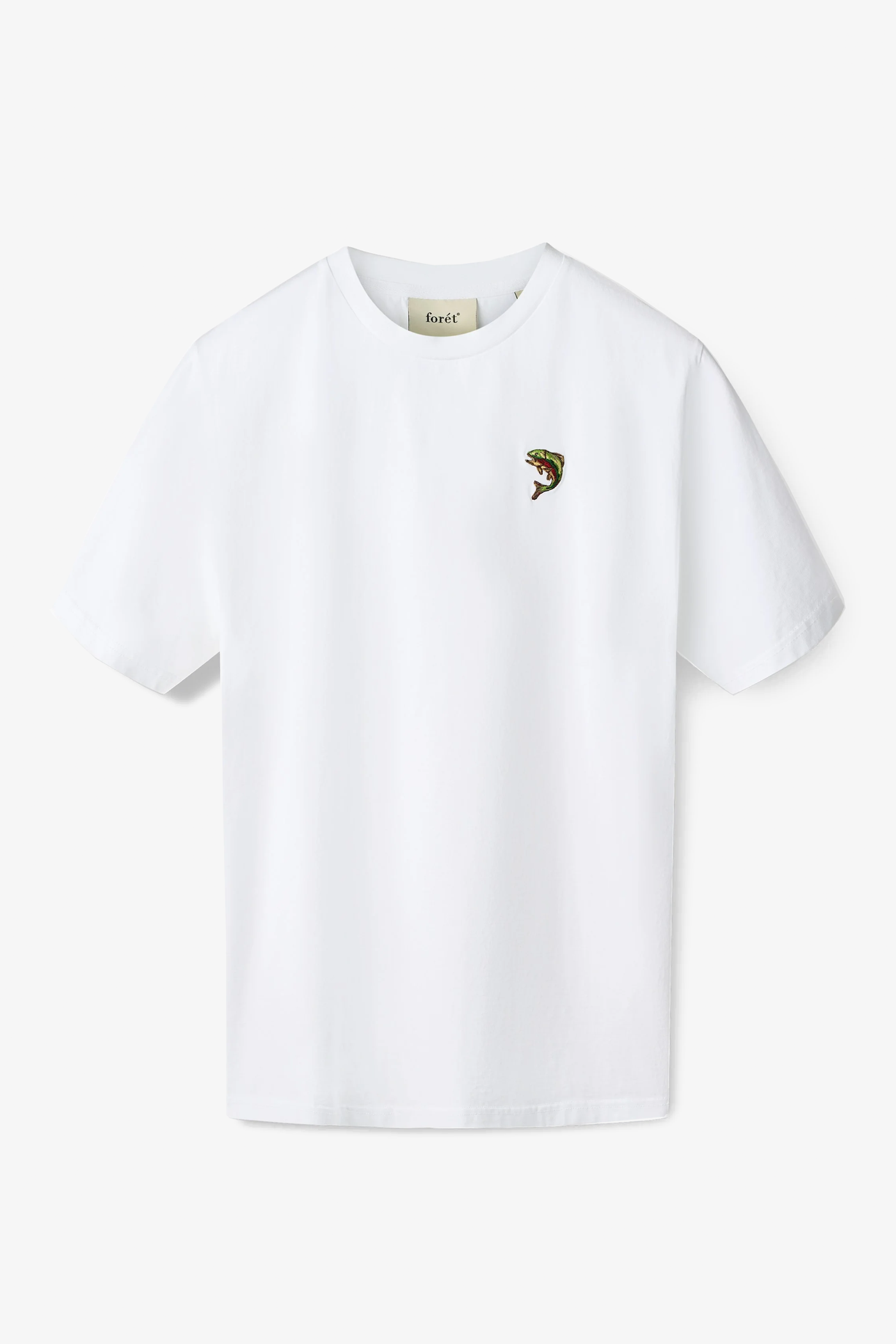Forét | Fish T-Shirt White