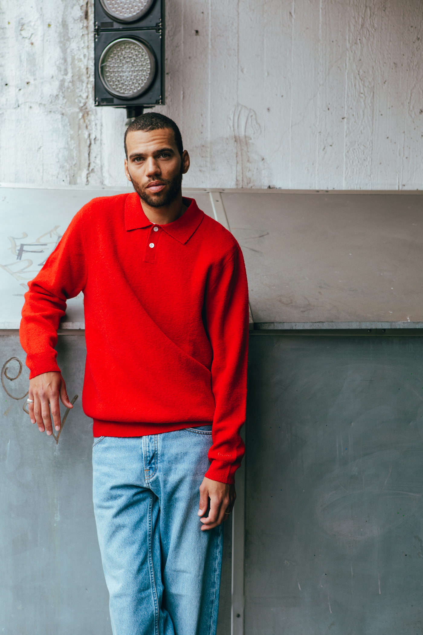Forét | Timber Brushed Polo Knit