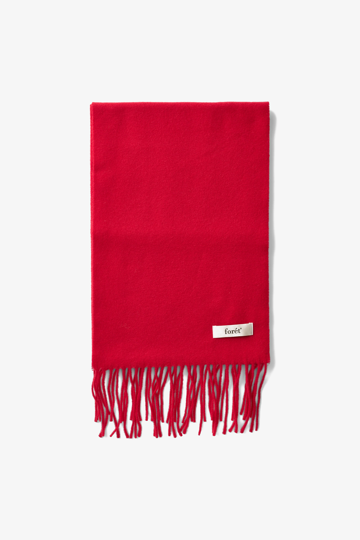 Forét | Wool Scarf Red