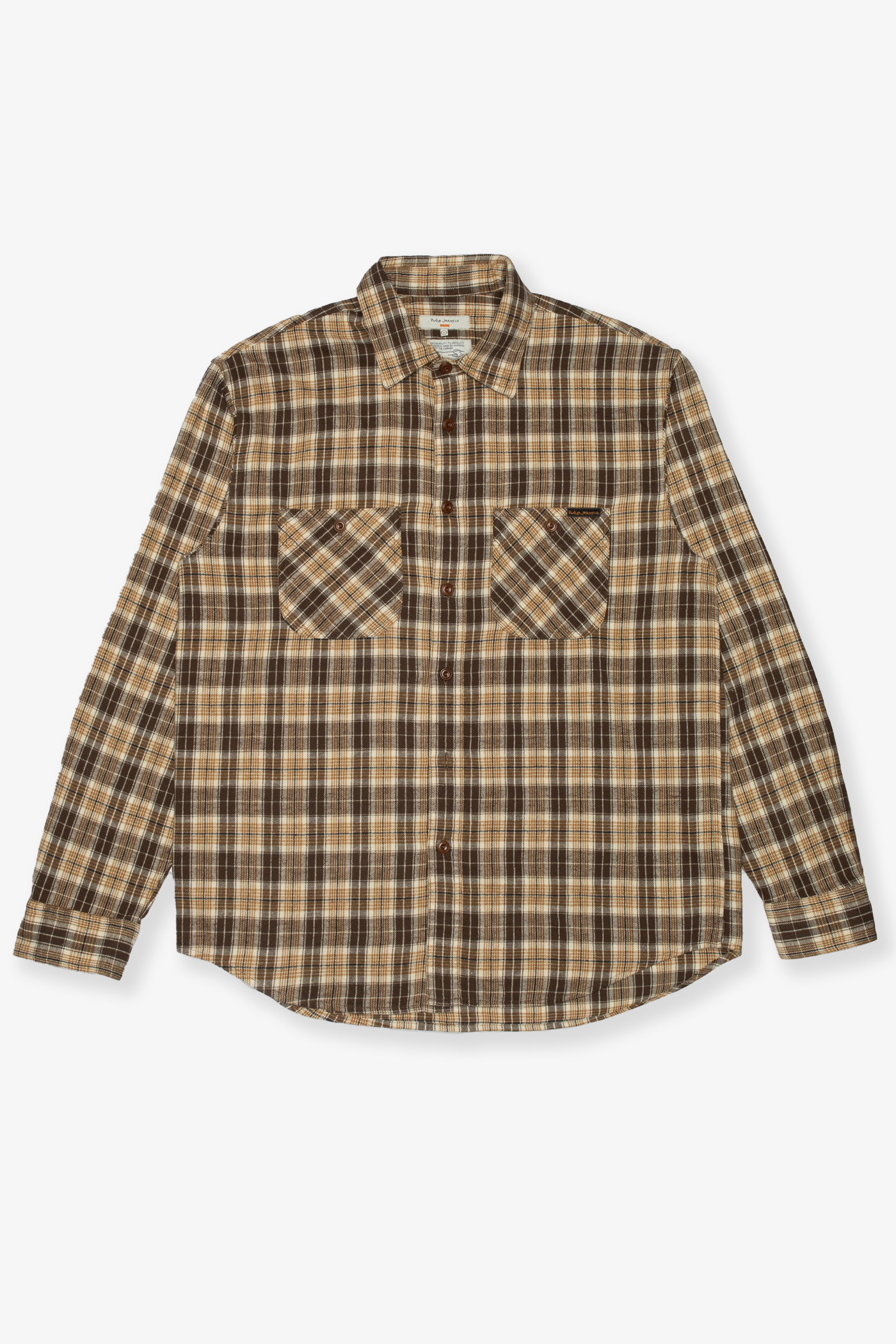 Nudie Jeans | Julian Worker Shirt Check Brown