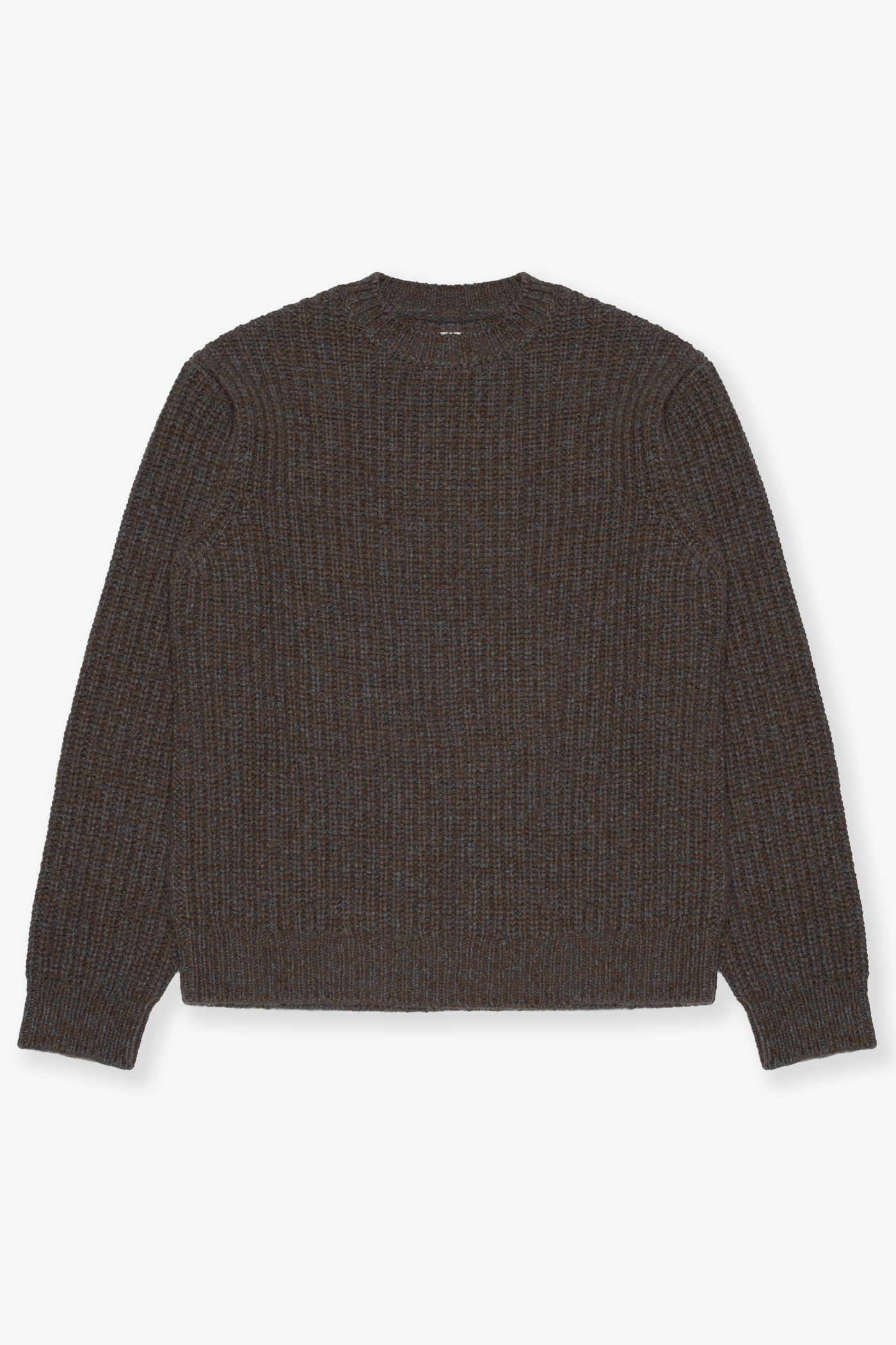 Nudie Jeans | August Chunky Crew Neck Knit Brown
