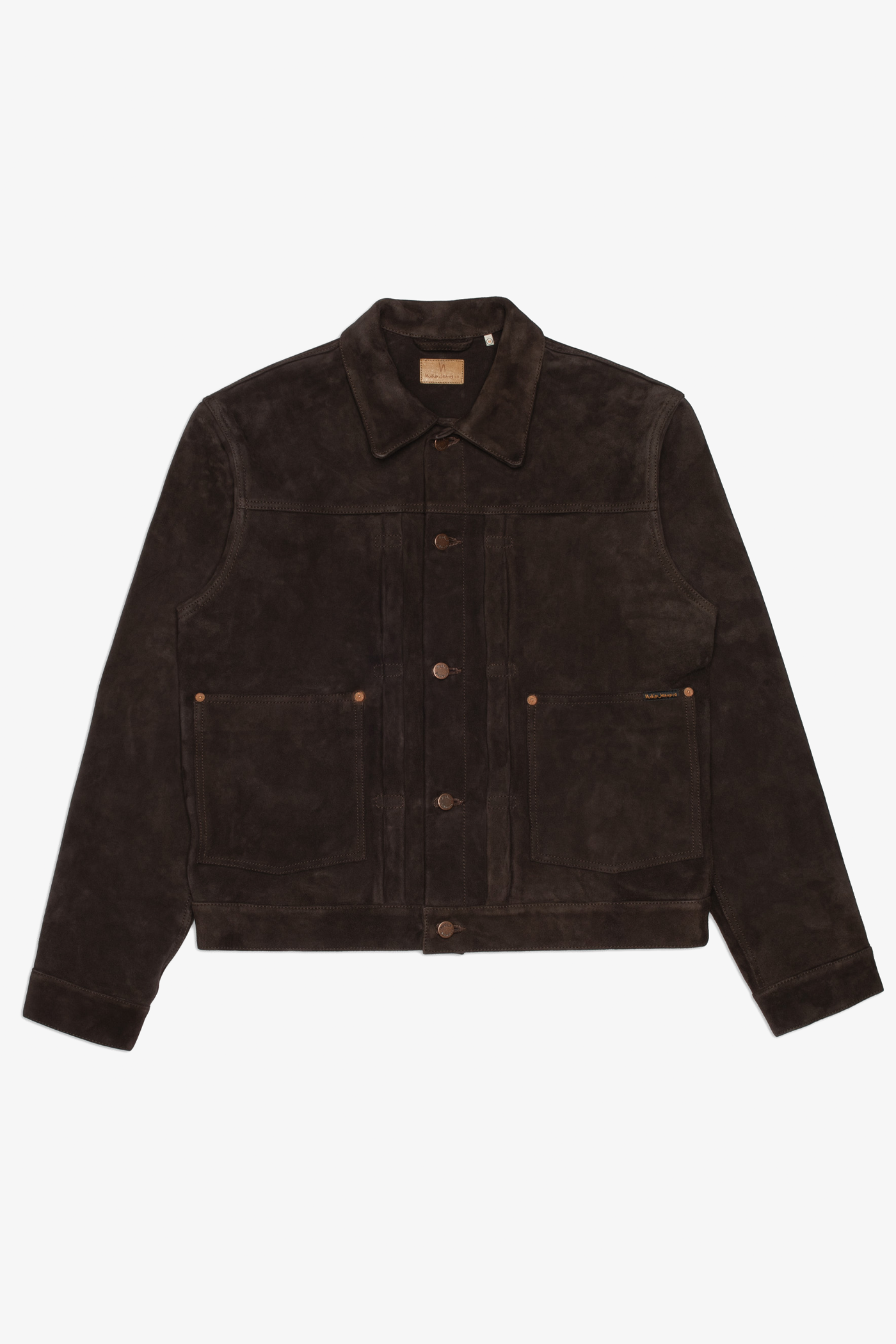 Nudie Jeans | Dante II Suede Jacket Dark Brown