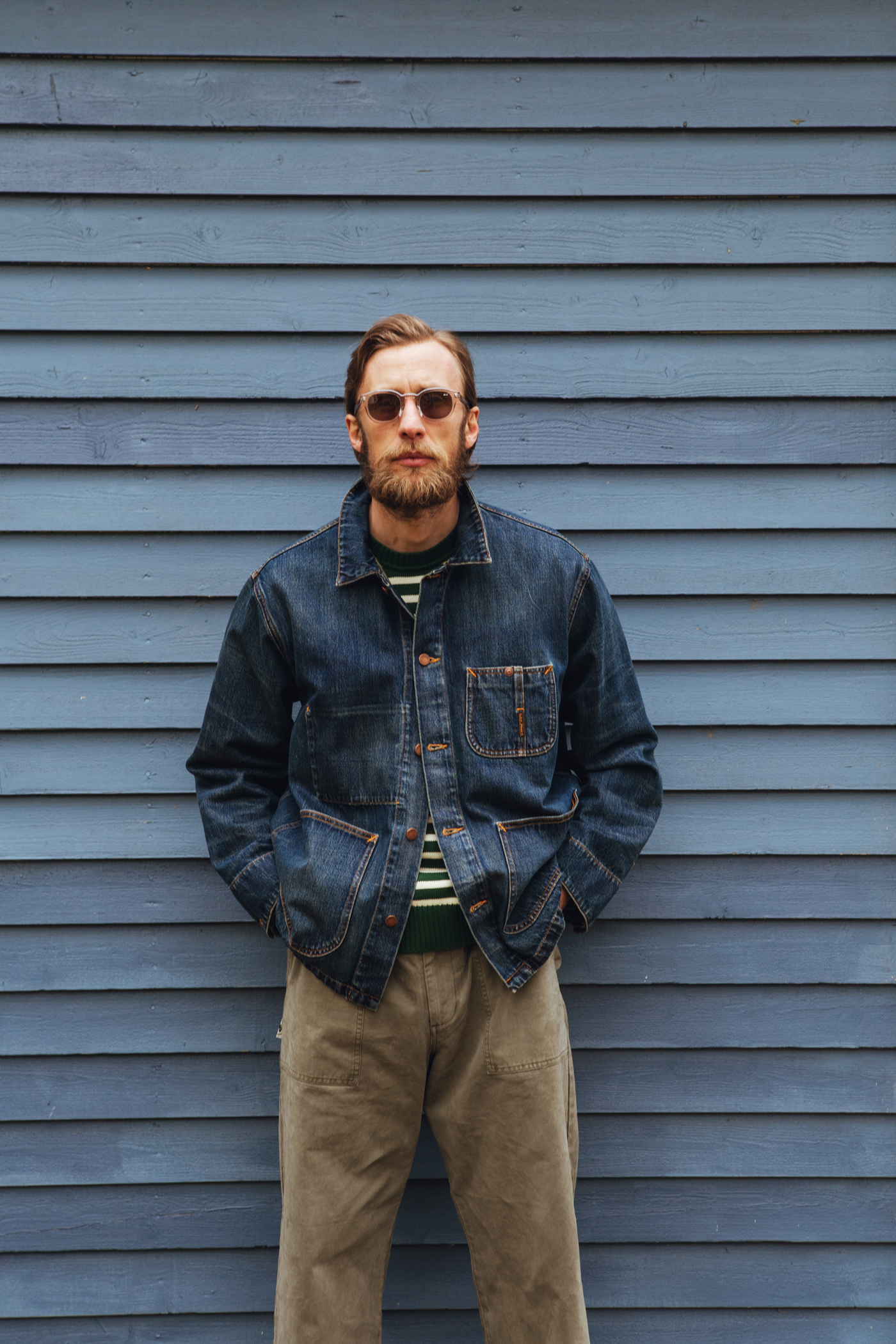 Nudie Jeans | Howie Chore Jacket Dirt Wash Blue