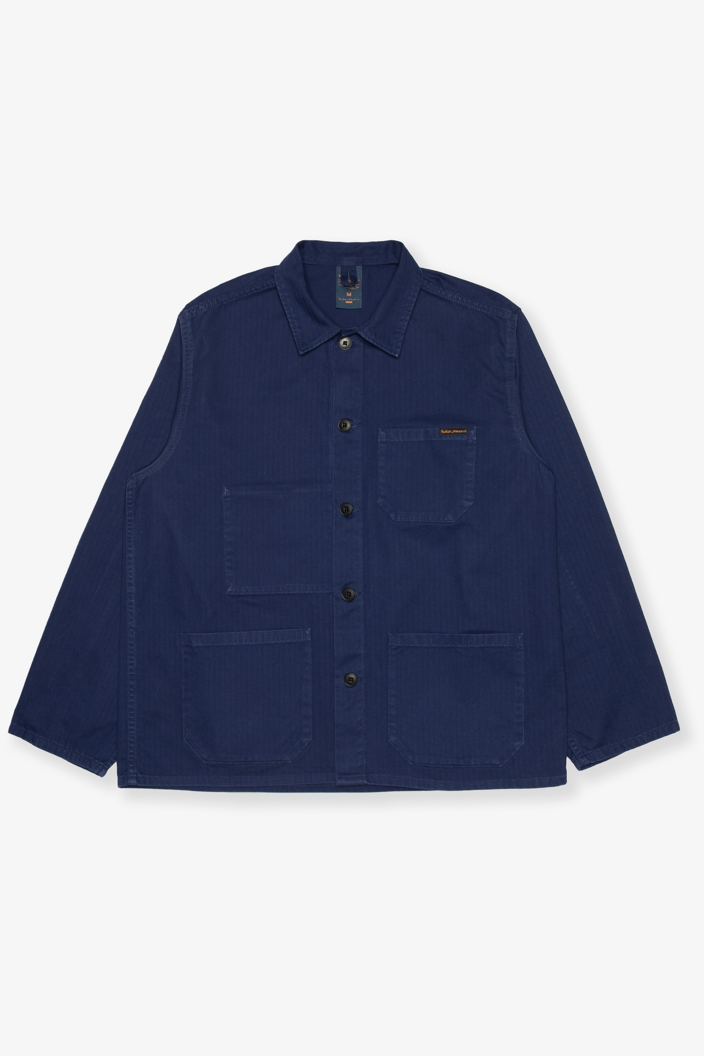 Nudie Jeans | Buddy Chore Jacket Herringbone Deep Blue