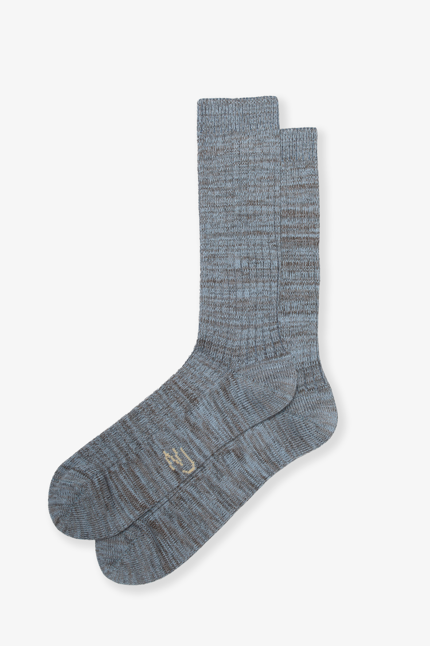 Nudie Jeans | Rasmusson Mens Rib Sock Bluemelange