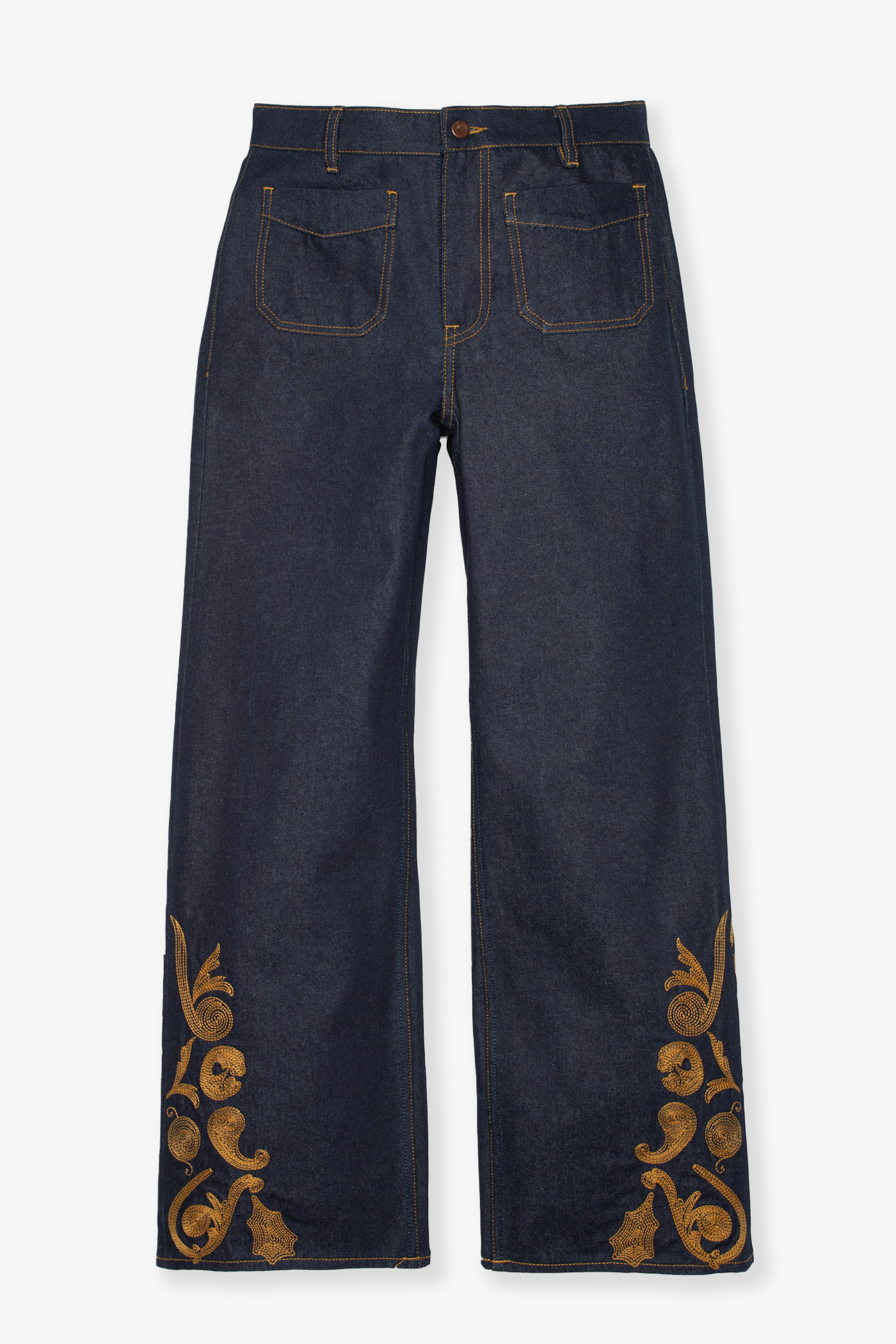 Nudie Jeans | Holly Western Pants Embroidery