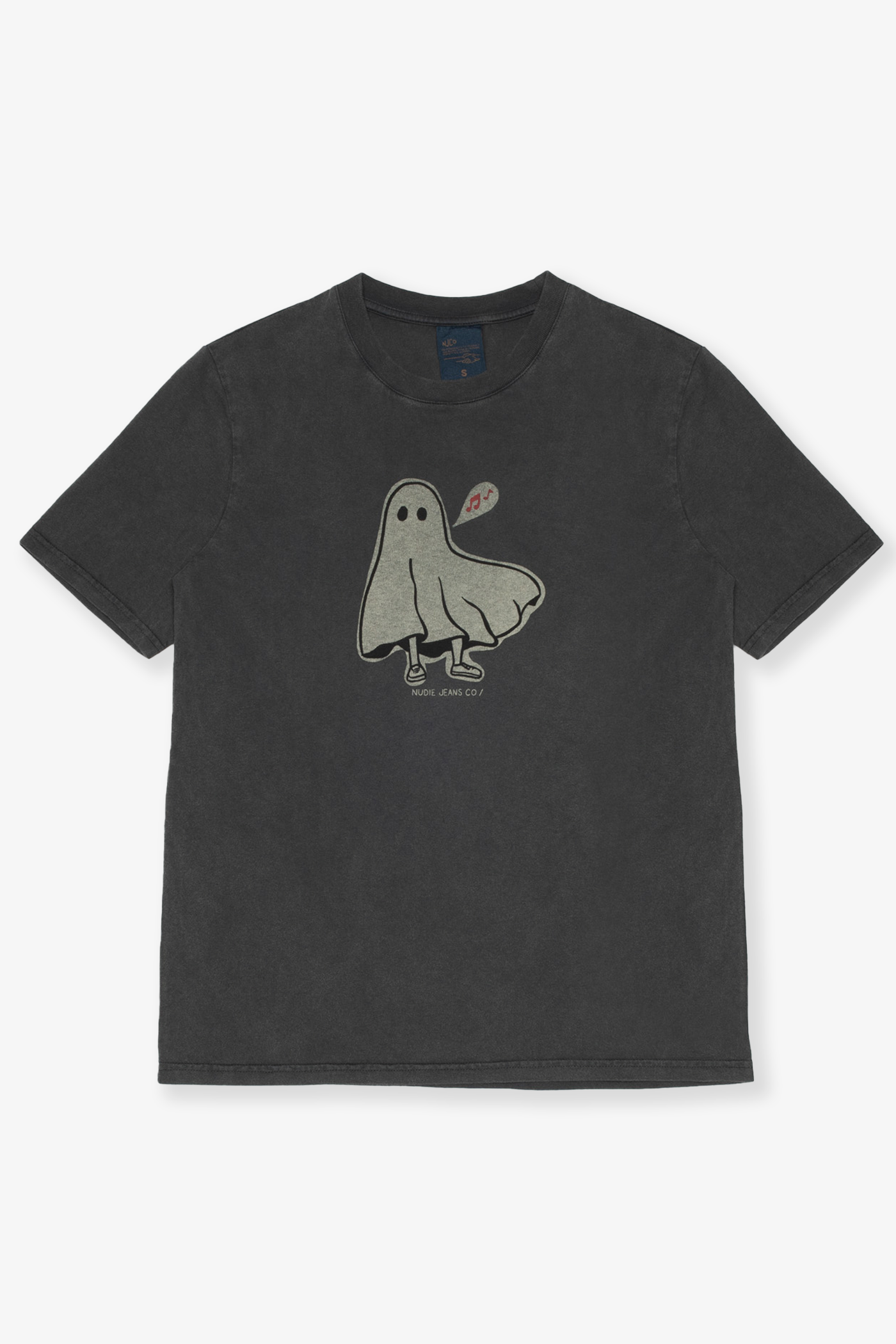Nudie Jeans | Joni Pale Ghost T-Shirt Antracite