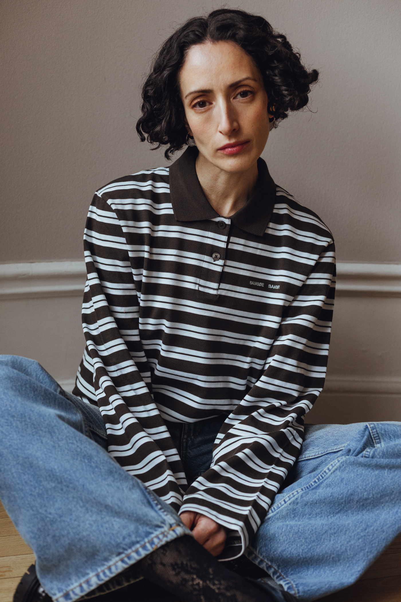 Samsoe Samsoe | Sadover Ls Polo Coffee st.