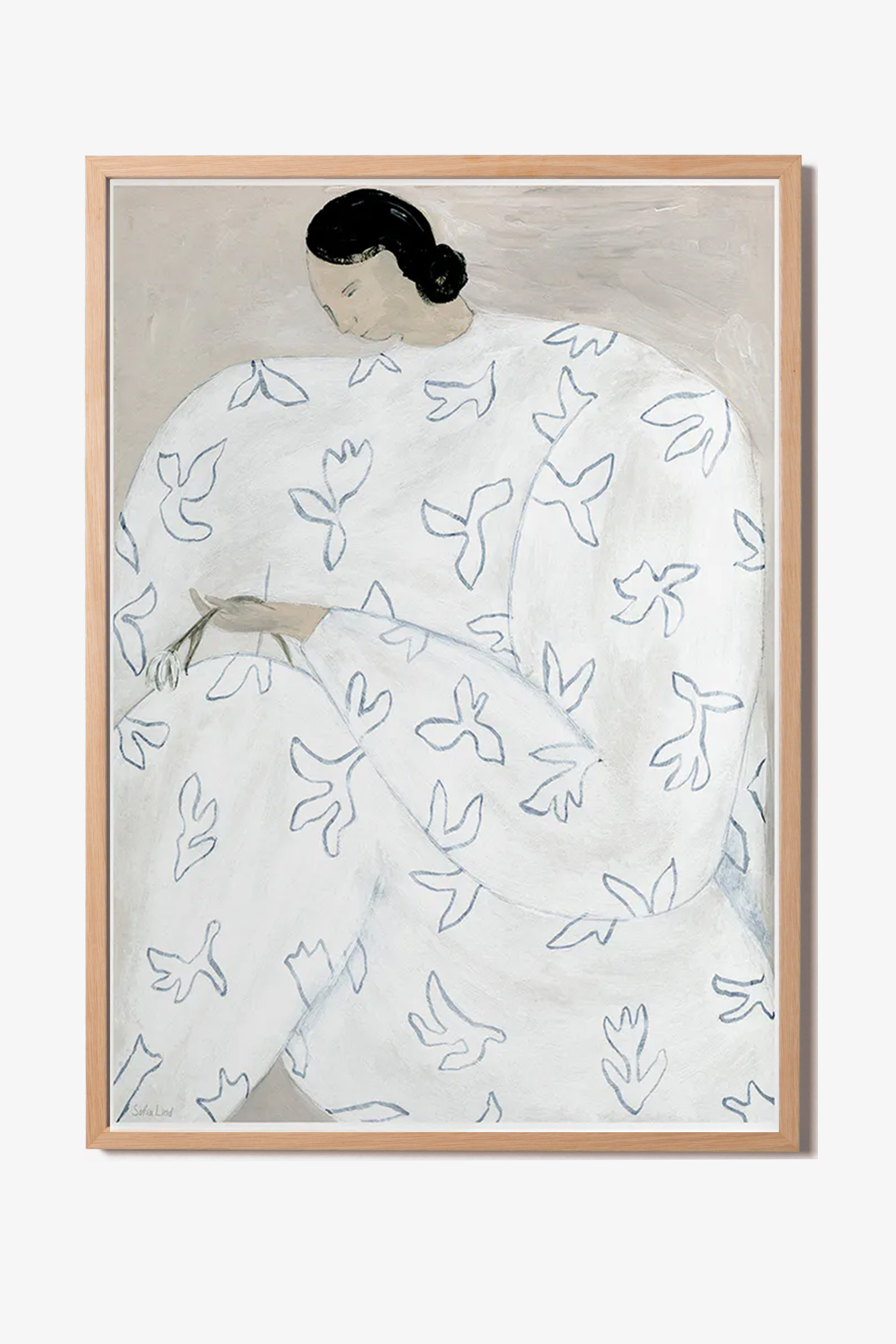 Fine Little Day | White Flower Poster