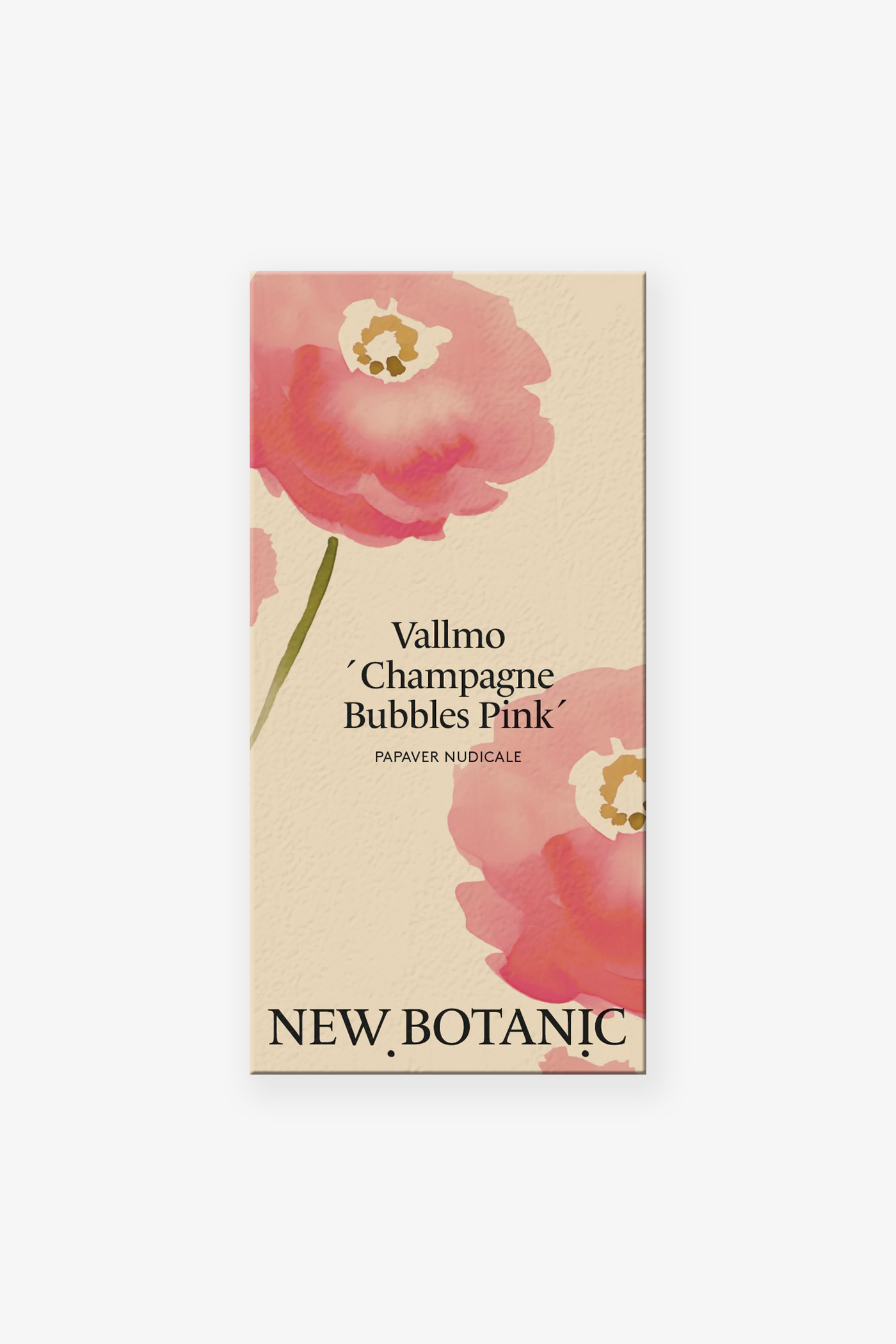 New Botanic | Vallmo Champagne Bubble pink
