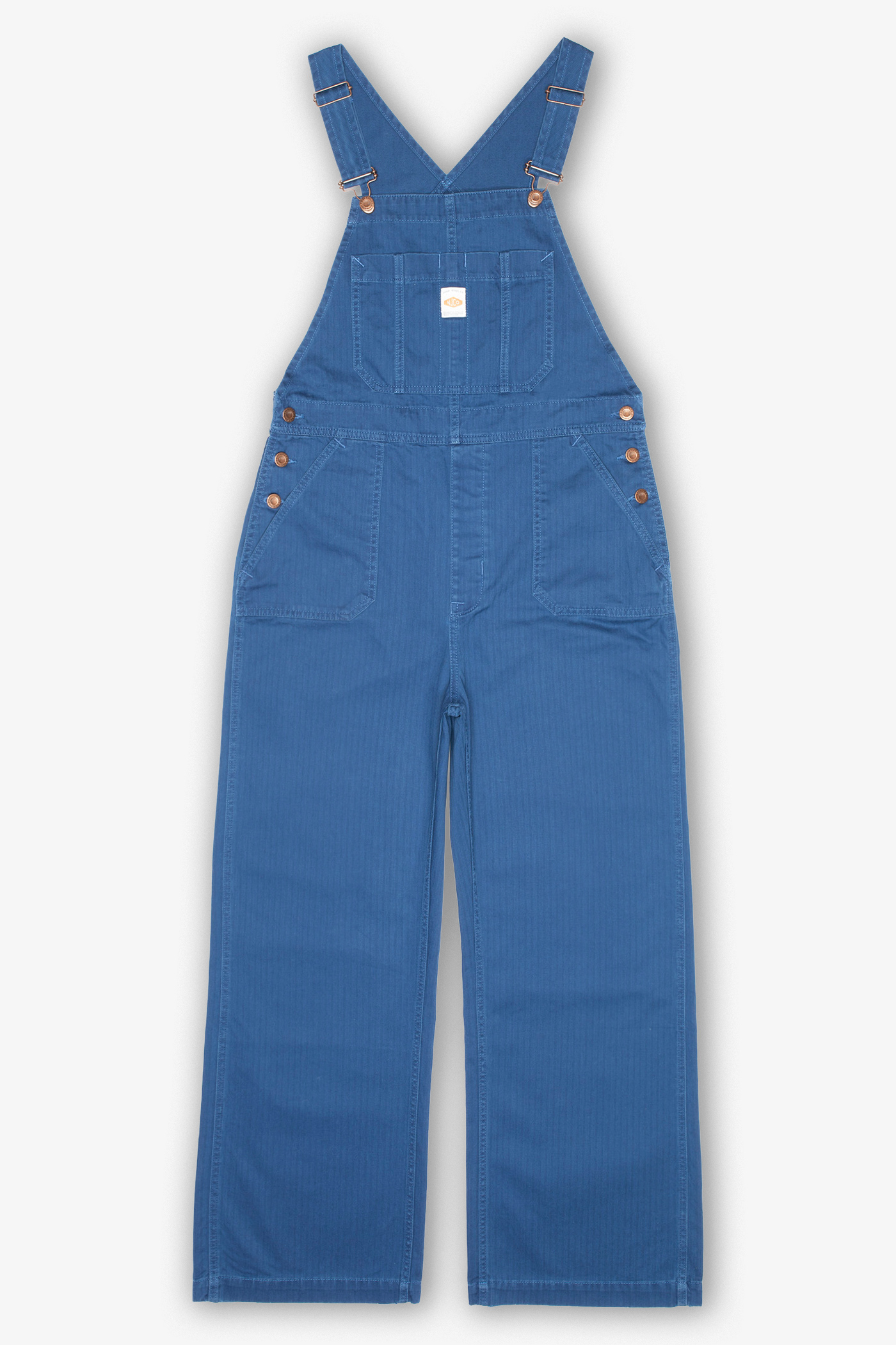 Nudie Jeans | Klara Dungarees Herringbone Blue