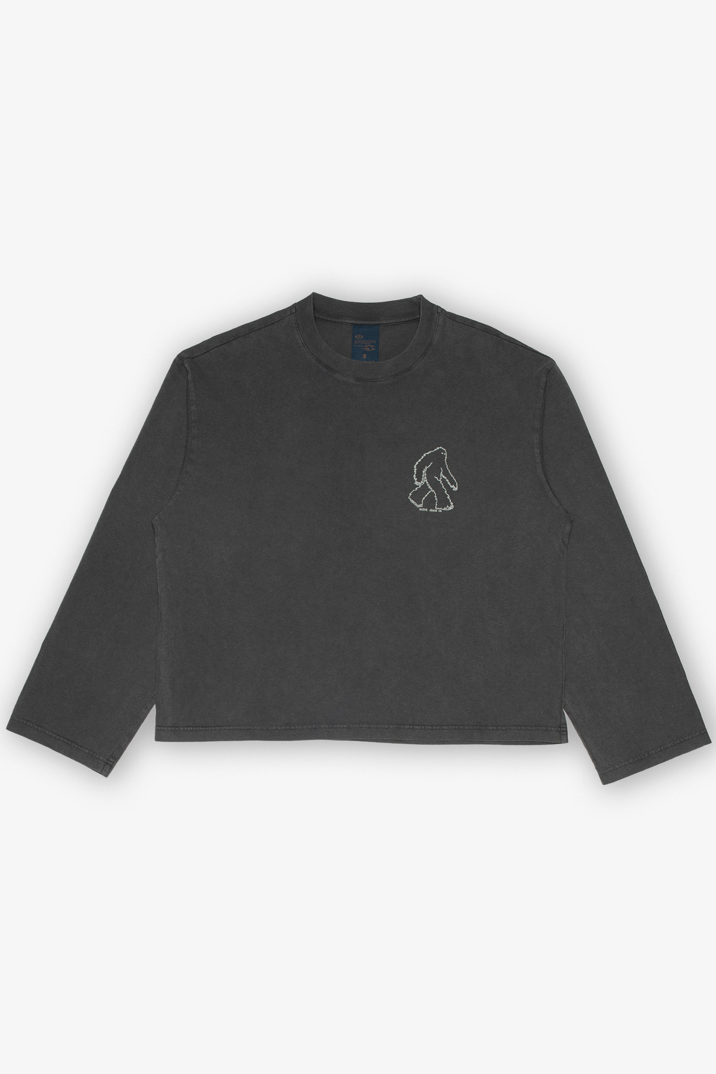 Nudie Jeans | Karita Icy Long Sleeve T-Shirt Antracite