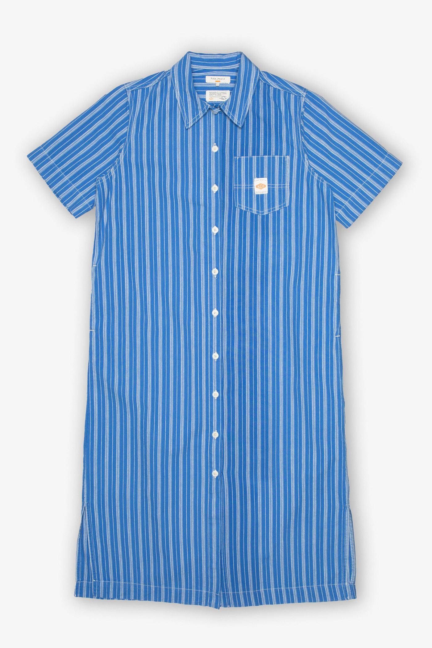 Nudie Jeans | Danielle Dress Striped Blue/Offwhite