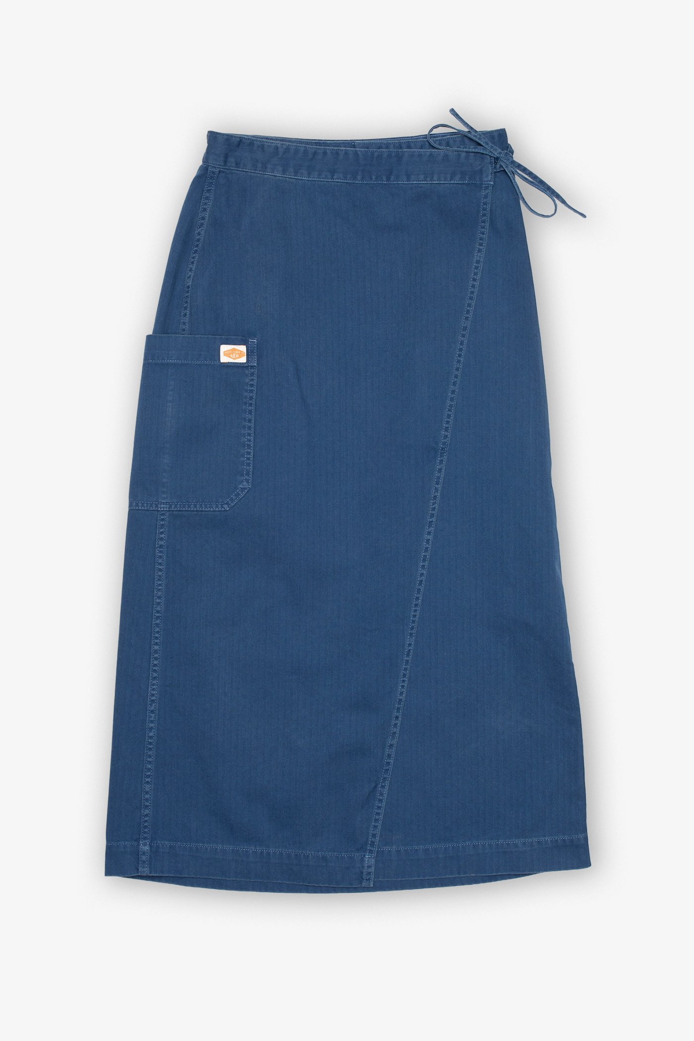 Nudie Jeans | Irma Skirt Herringbone Blue