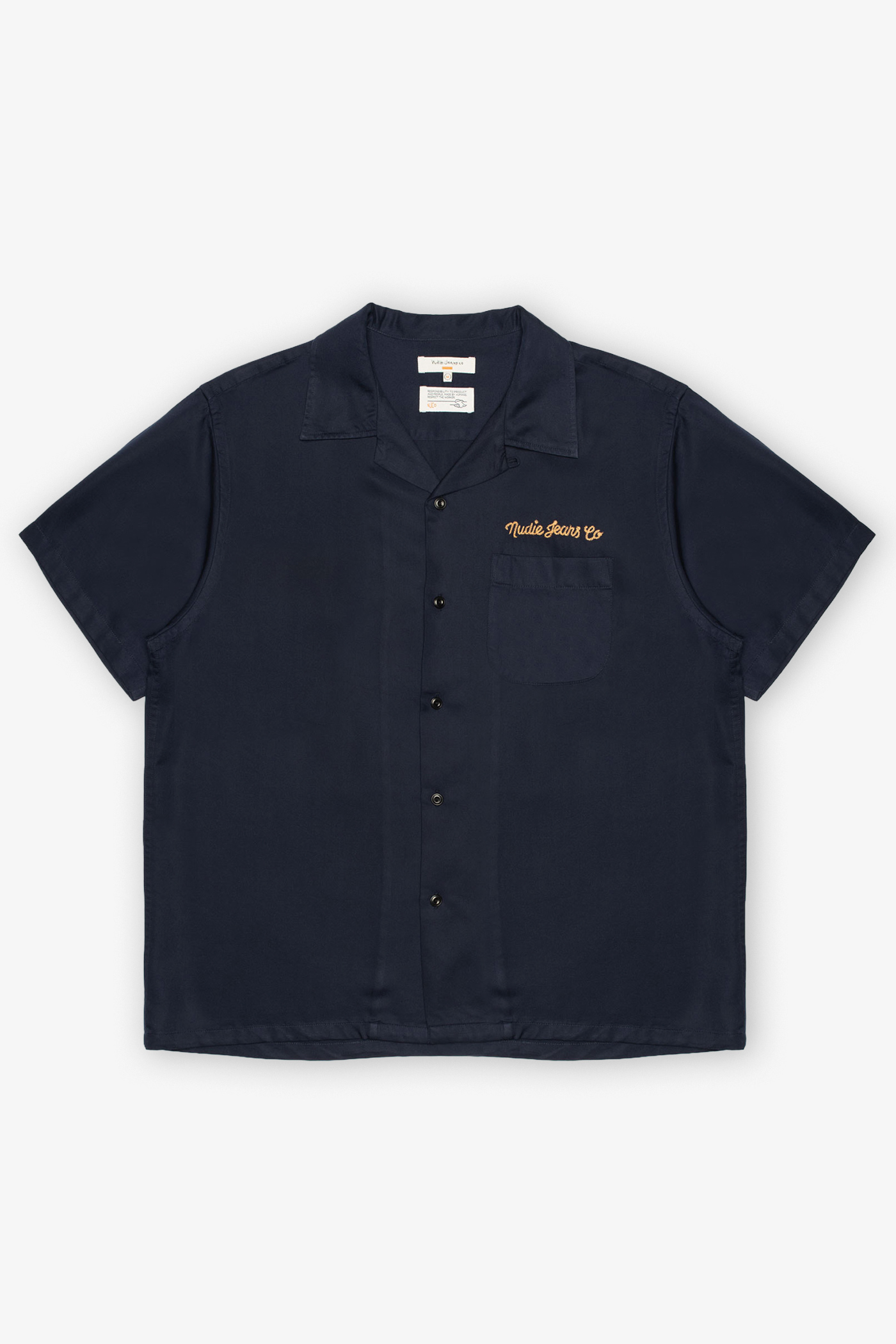 Nudie Jeans | Arthur Bowling Shirt 8 Wonders Navy