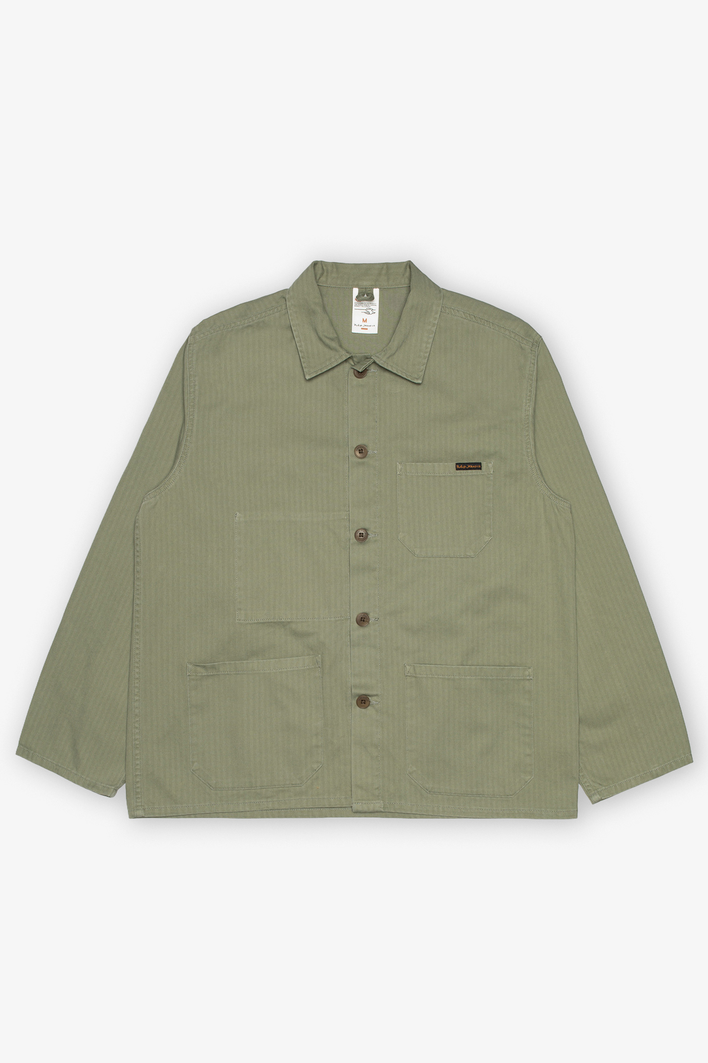 Nudie Jeans | Buddy Chore Jacket Herringbone Pale Green