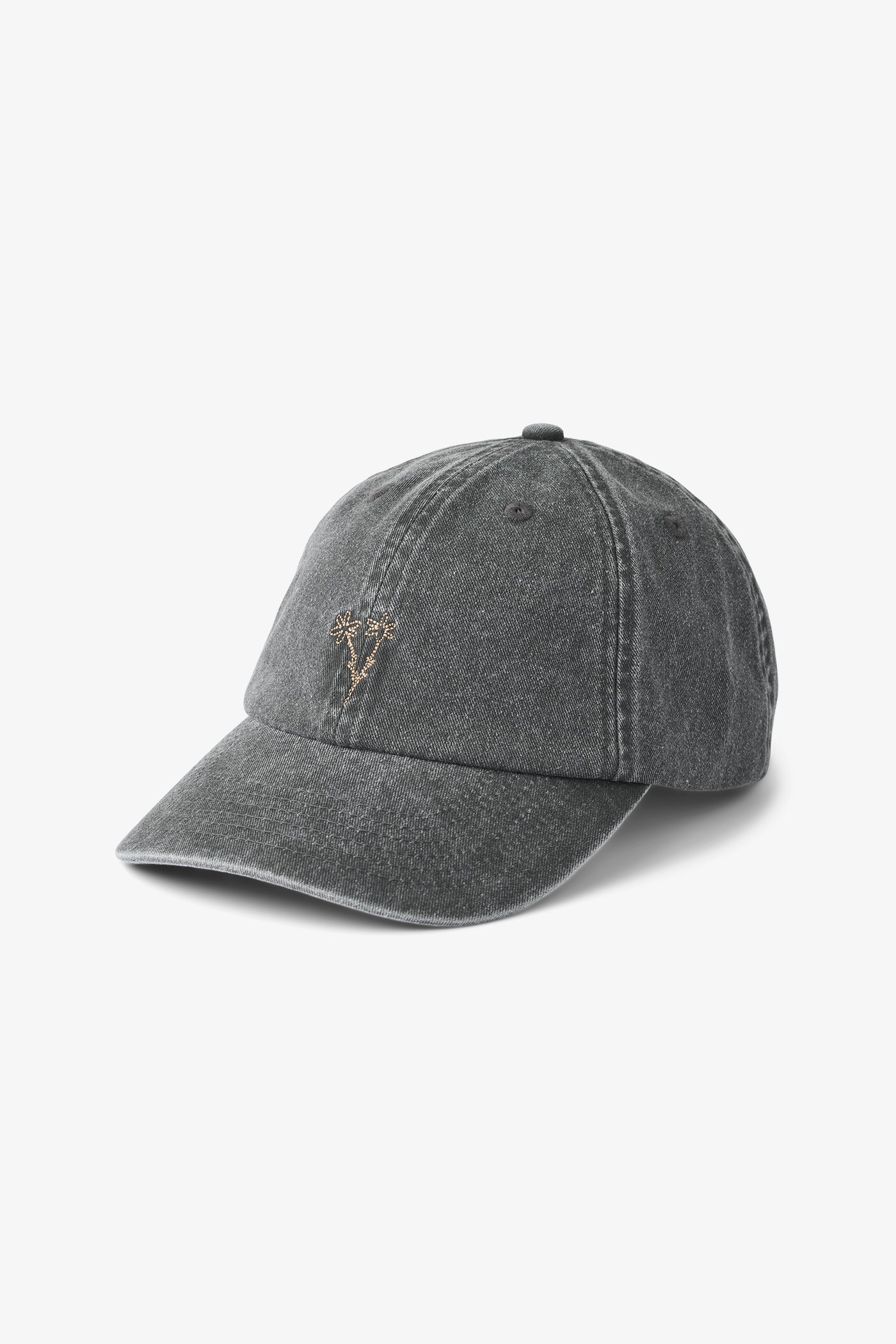 Forét | Bouquet Heavy Washed Cap Washed Black