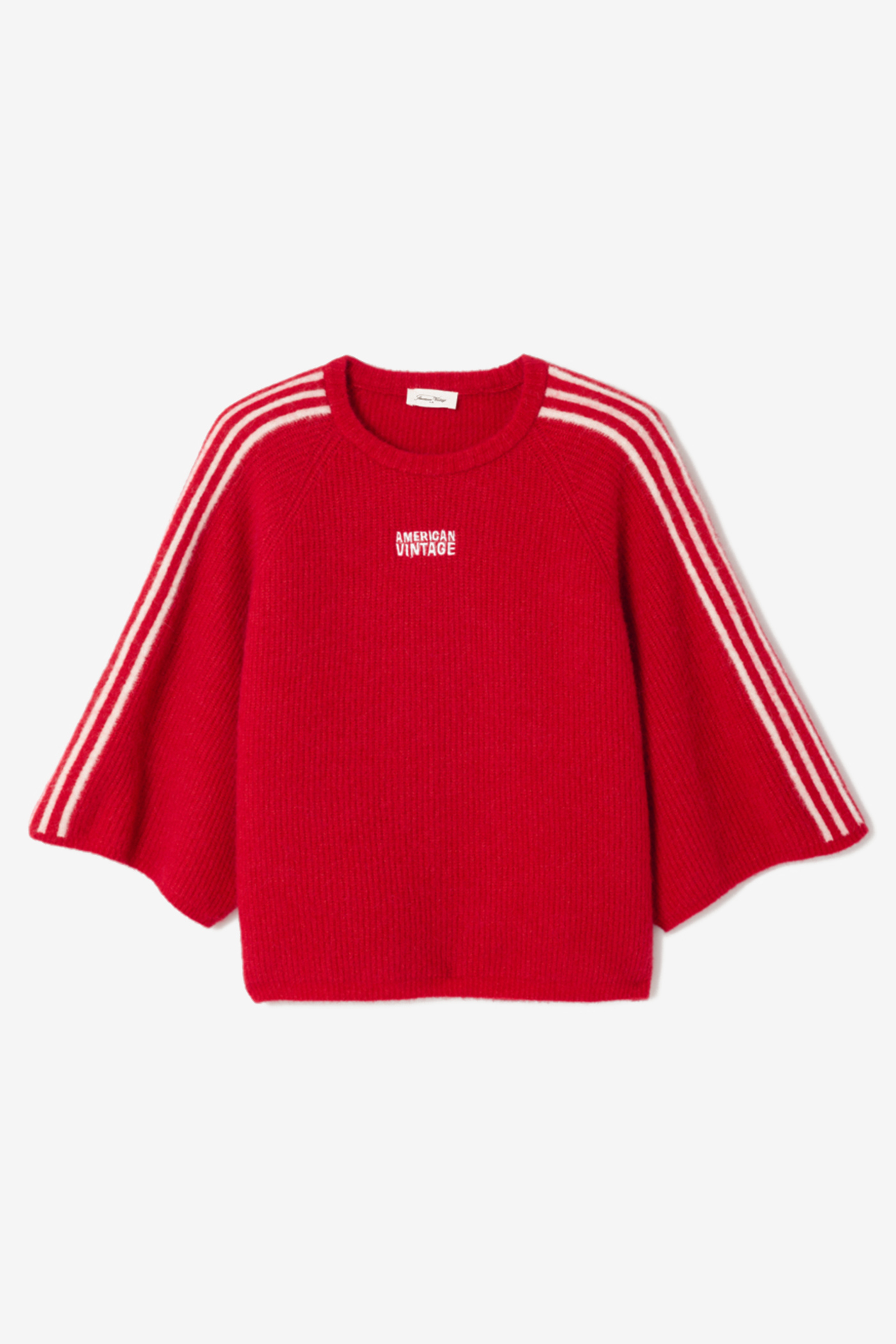 American Vintage | Pull Femme Vitow Carmin Chine