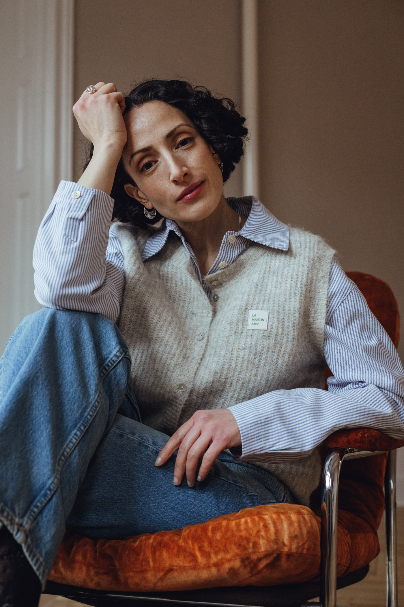 American Vintage | East Cardigan Poudreuse Chine