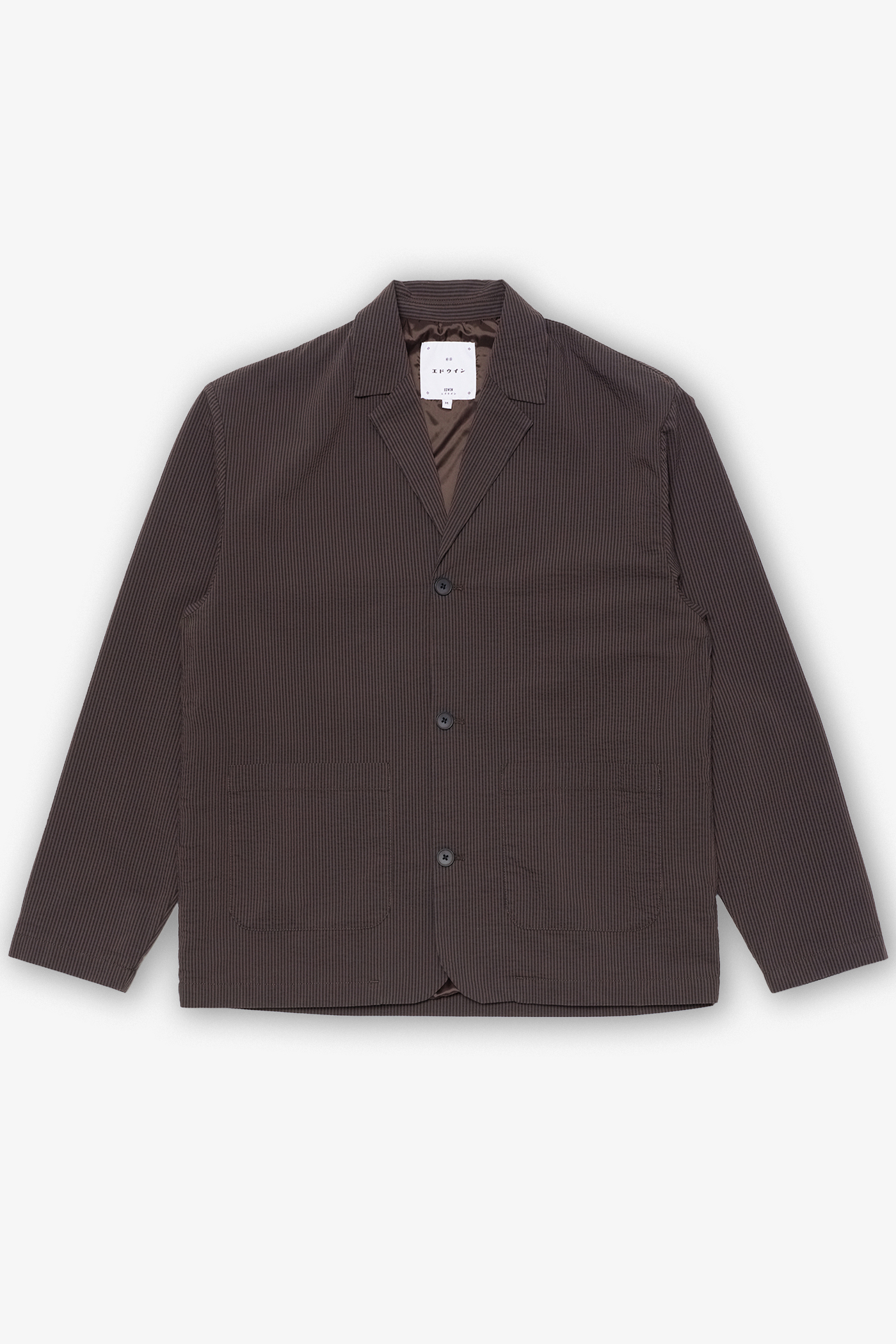 Edwin | Edison Blazer Coffee Bean/Black