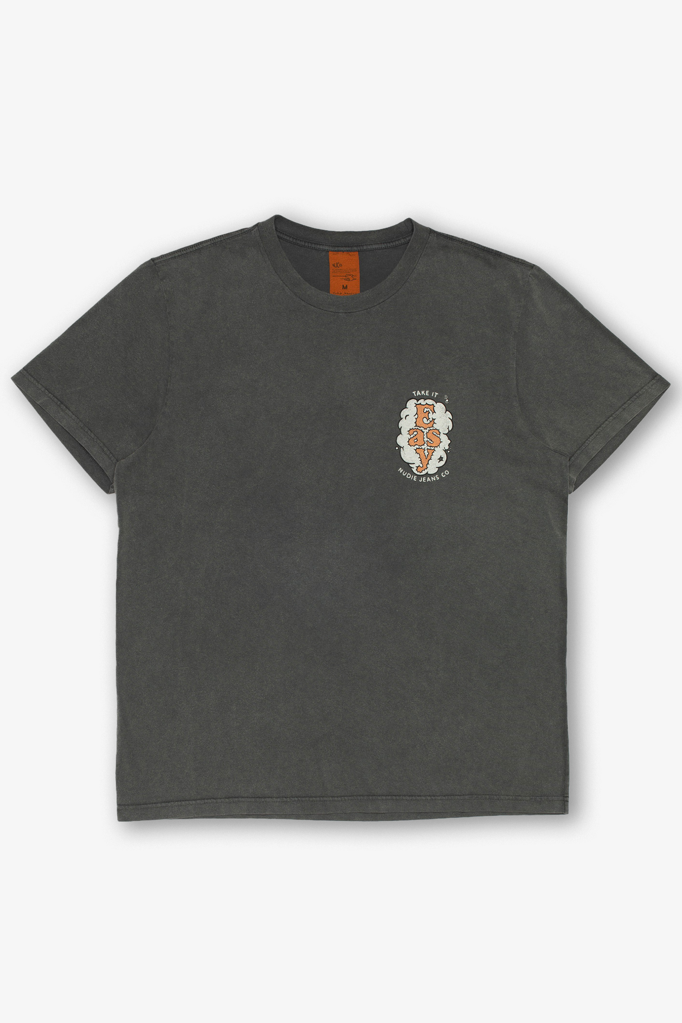 Nudie Jeans | Roy T-Shirt Easy Cloud Antracite