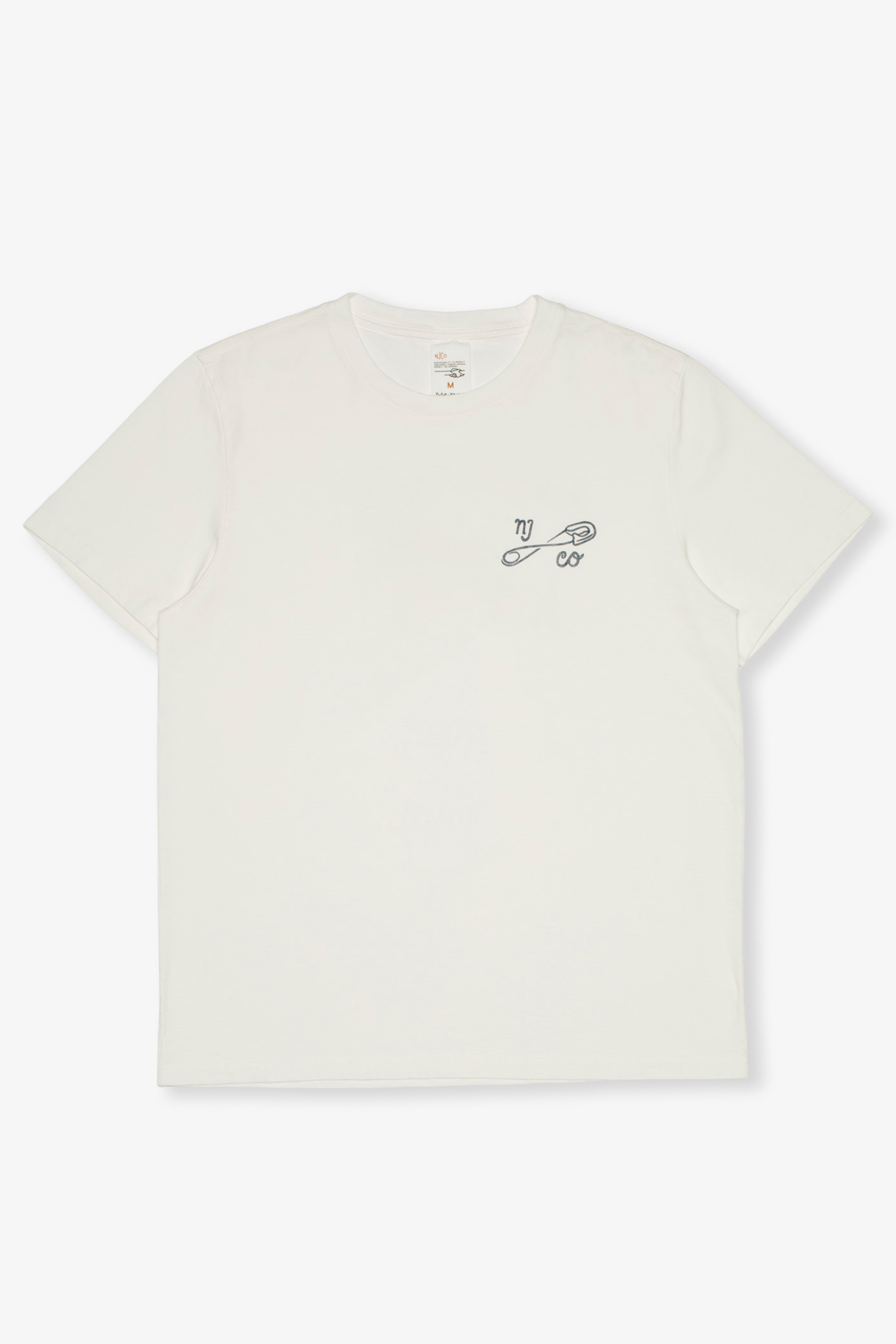 Nudie Jeans | Roy T-Shirt NJCO Pin Chalk White