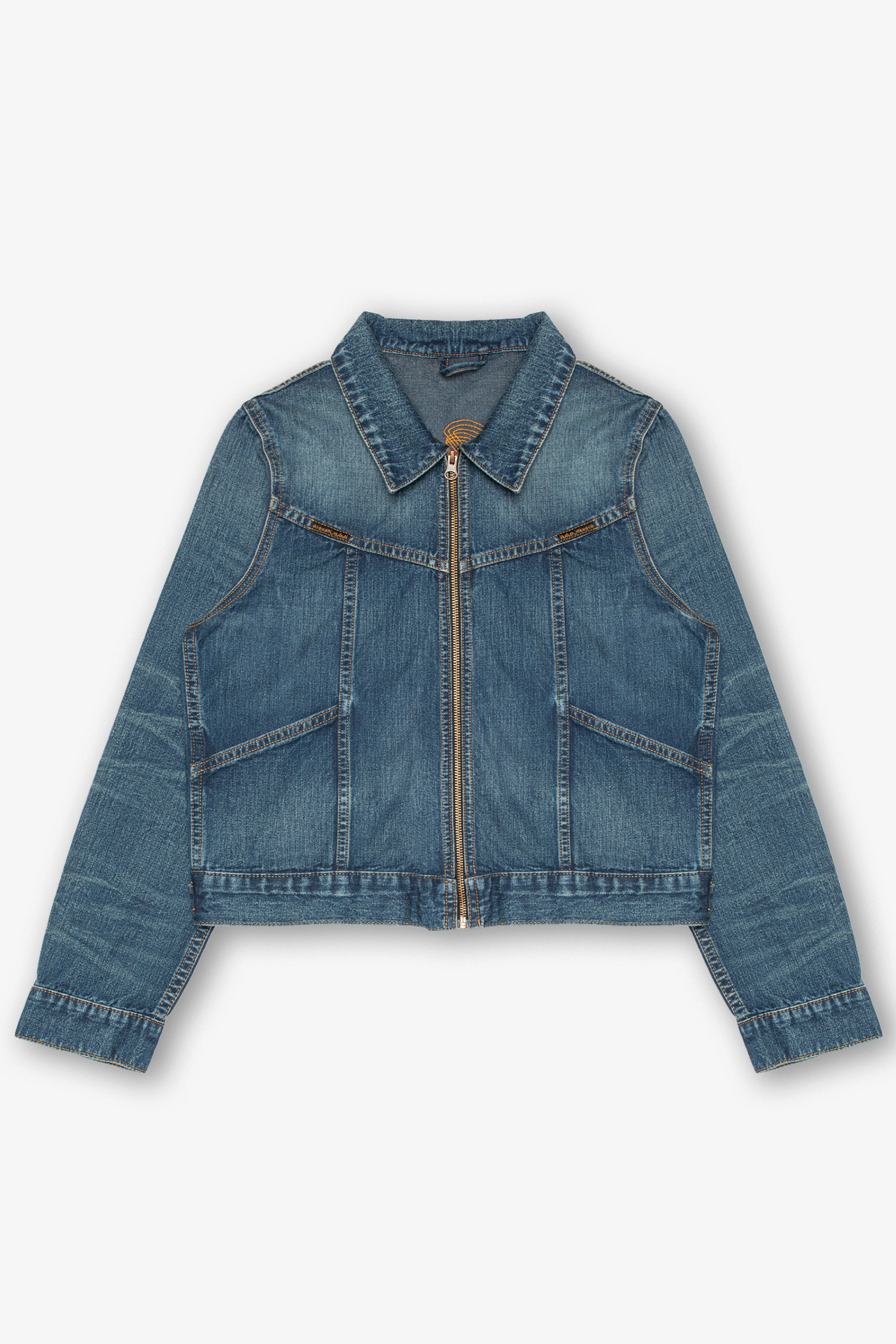 Nudie Jeans | Britta Jacket Orange Painter Mid Blue