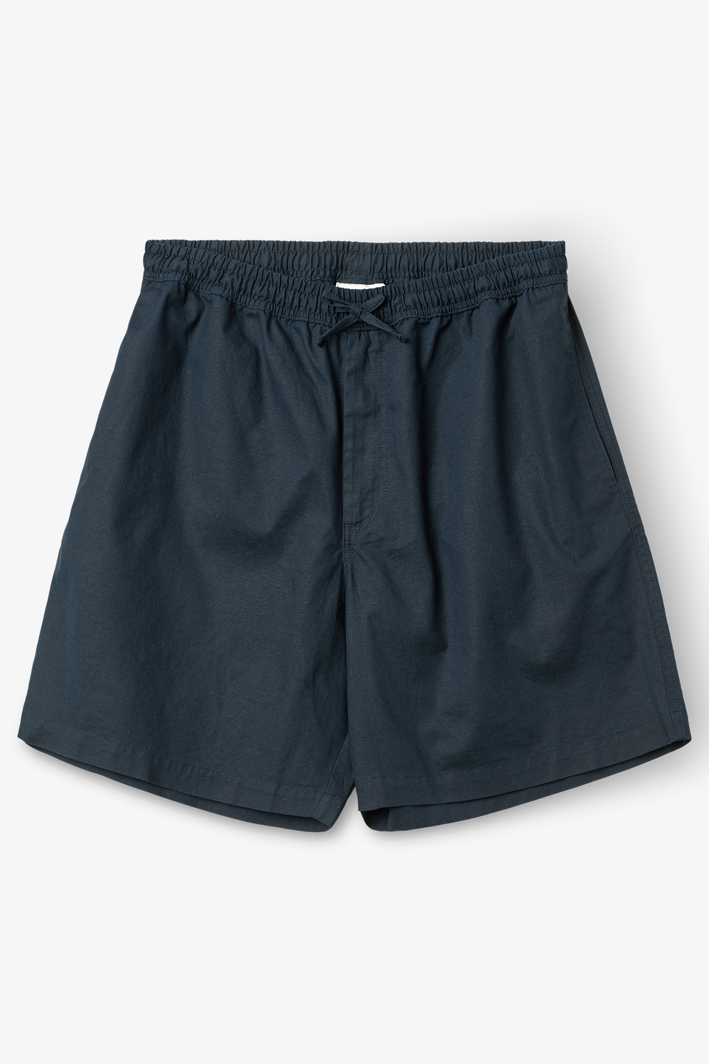 Forét | Shift Cotton Linen Shorts Navy