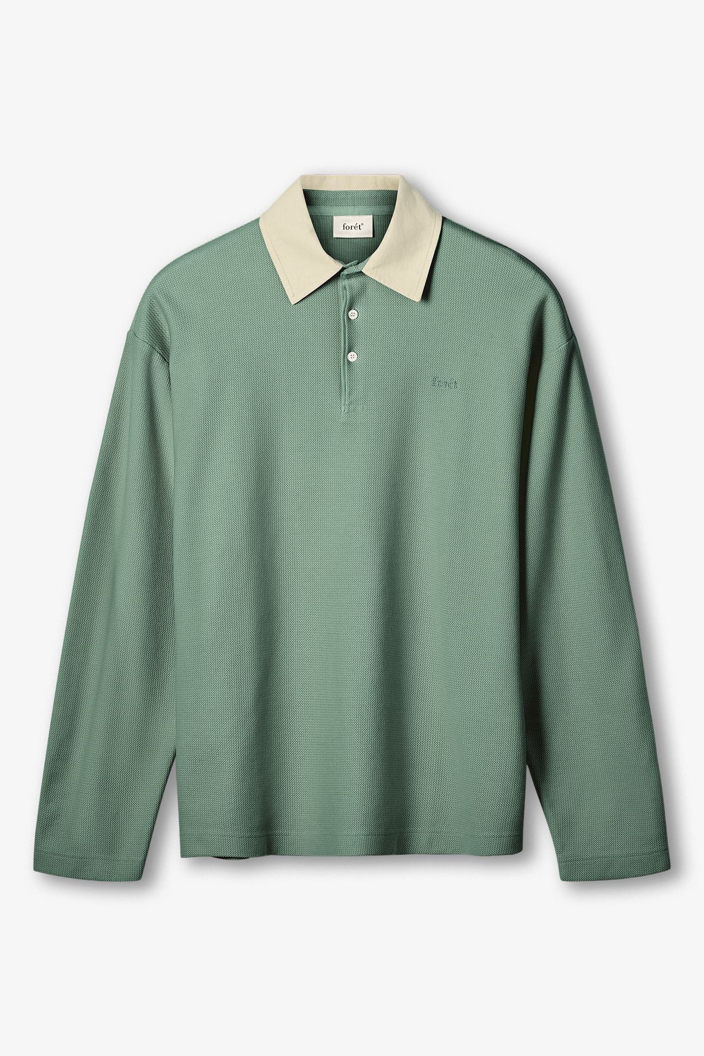 Forét | Herb Textured Polo Green Oxide