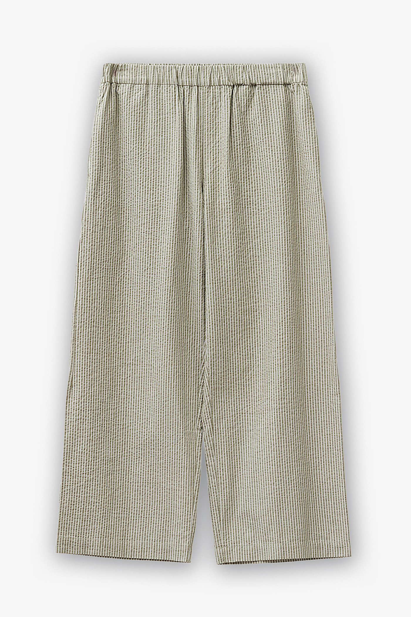 A Part of the Art | Airy Pants Khaki White Stripes