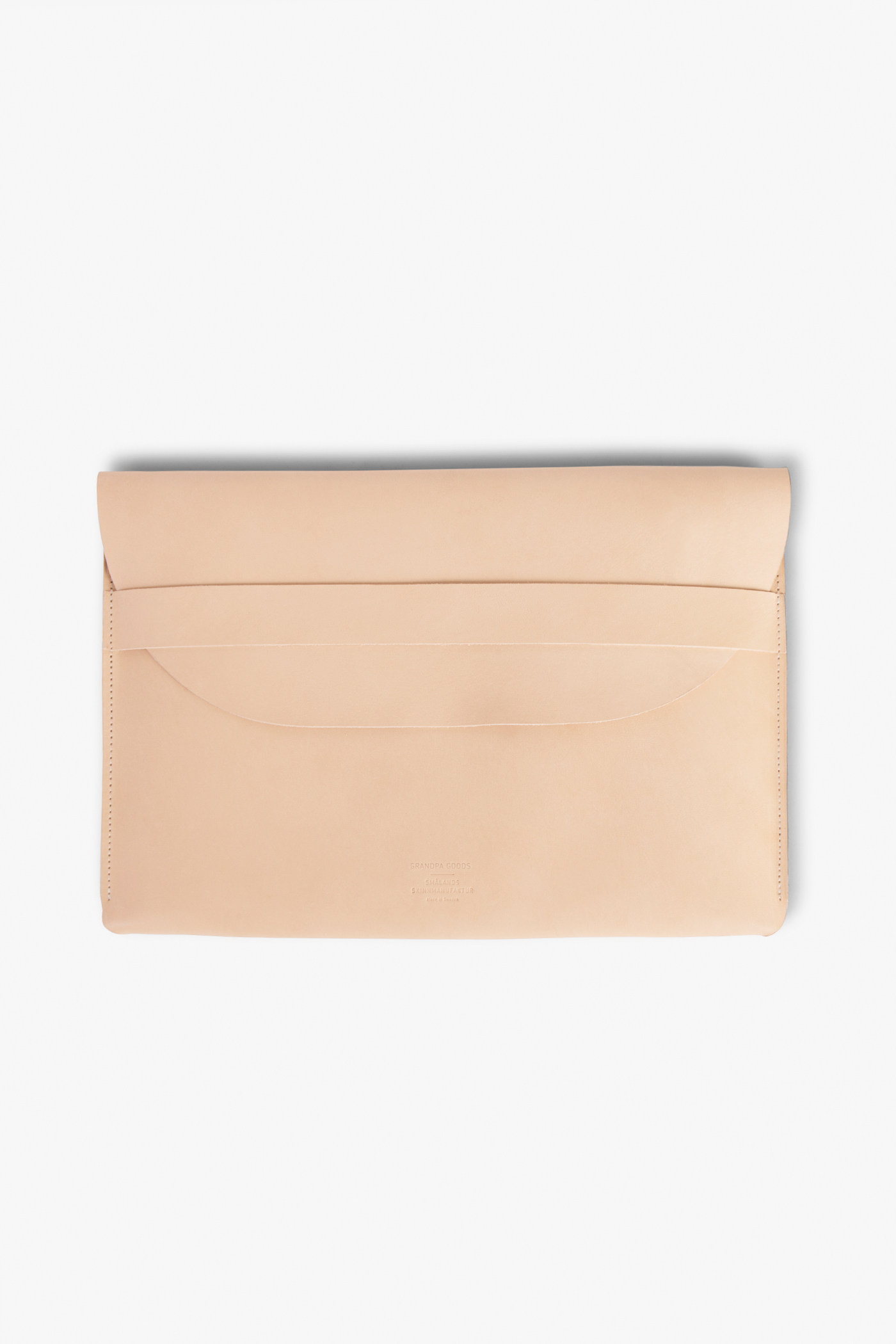 Grandpa Goods | Laptop Case Natural Leather
