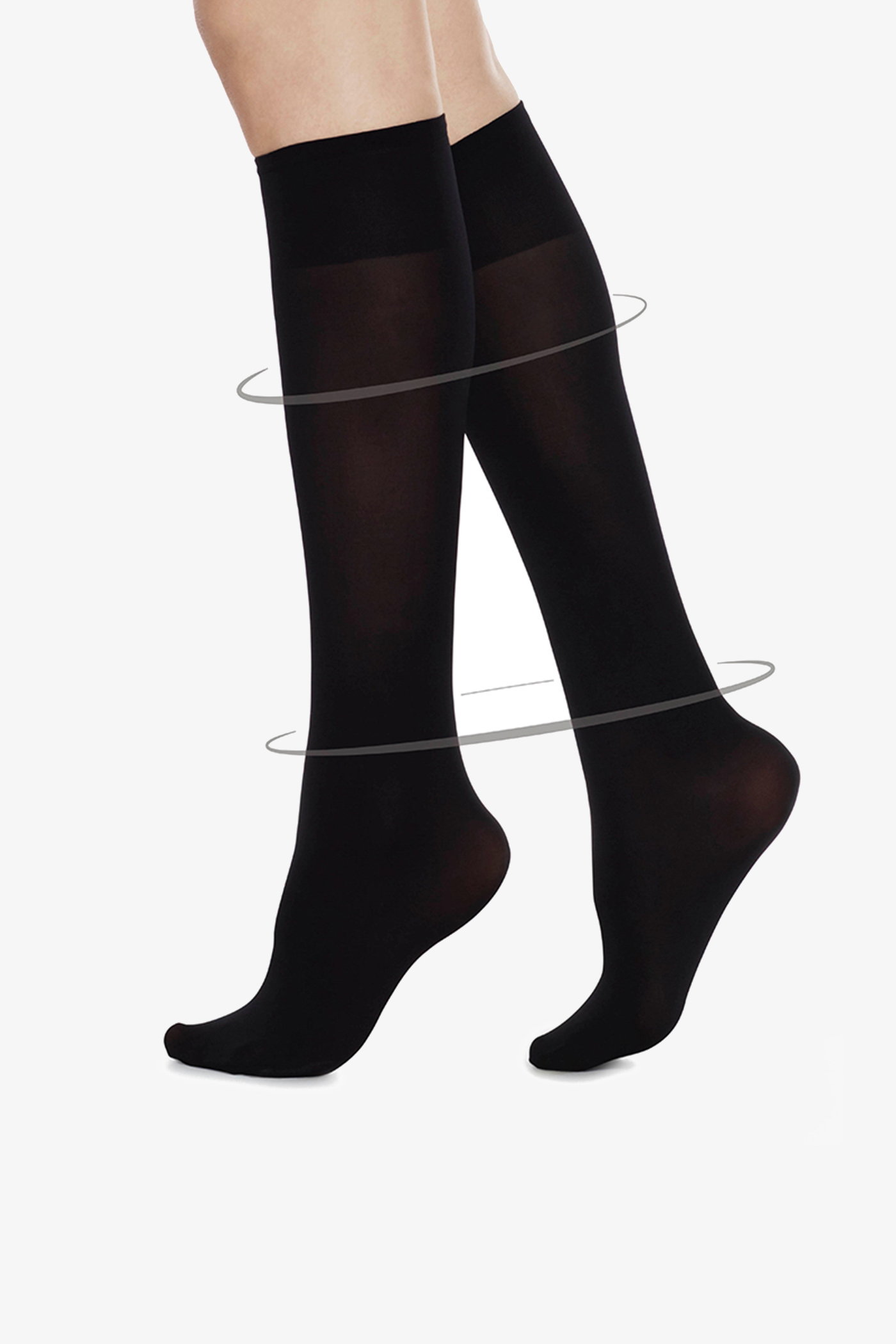 Swedish Stockings | Irma Support Knee-Highs Black