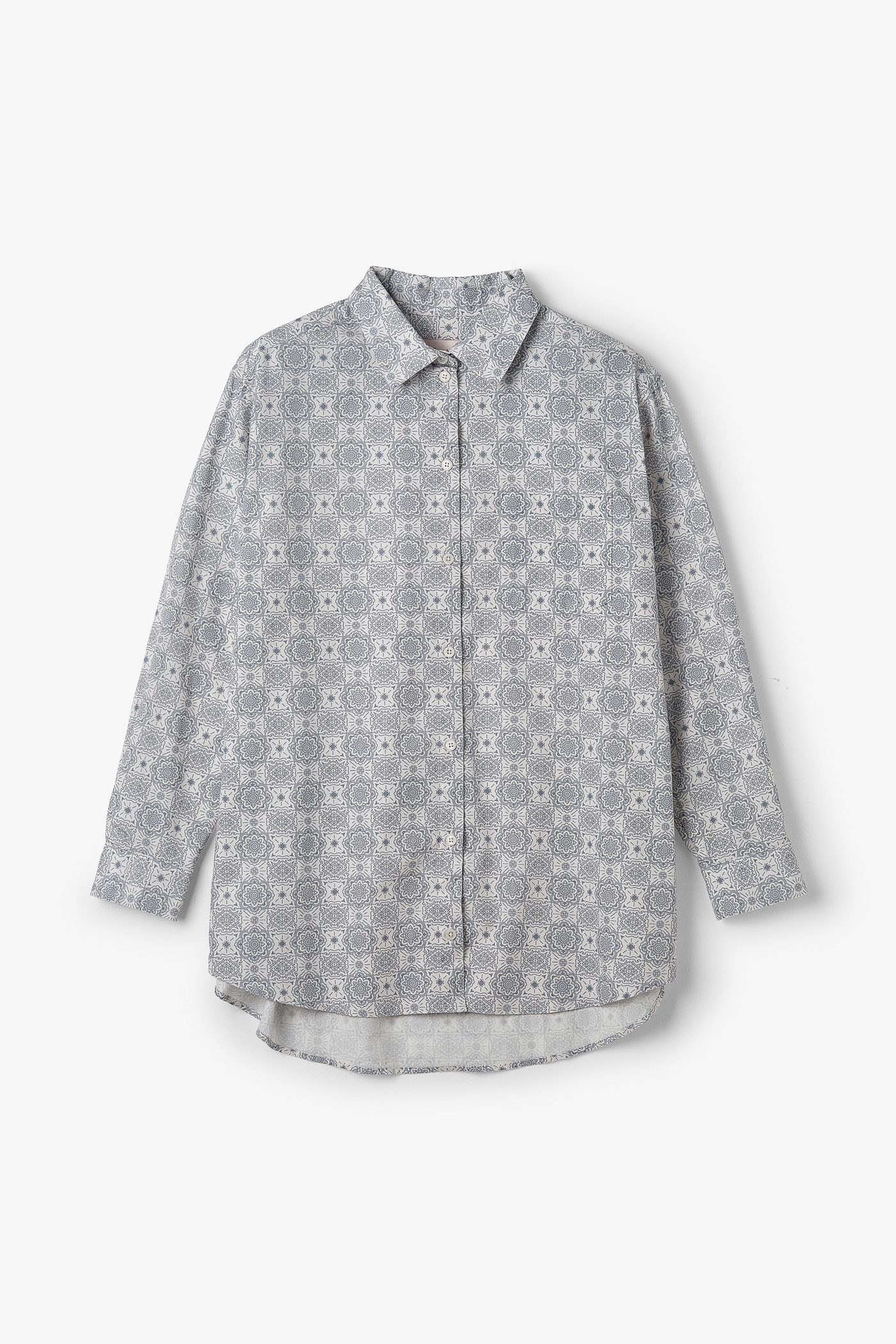 Grandpa Goods | Oversized Mosaic Shirt Off-White