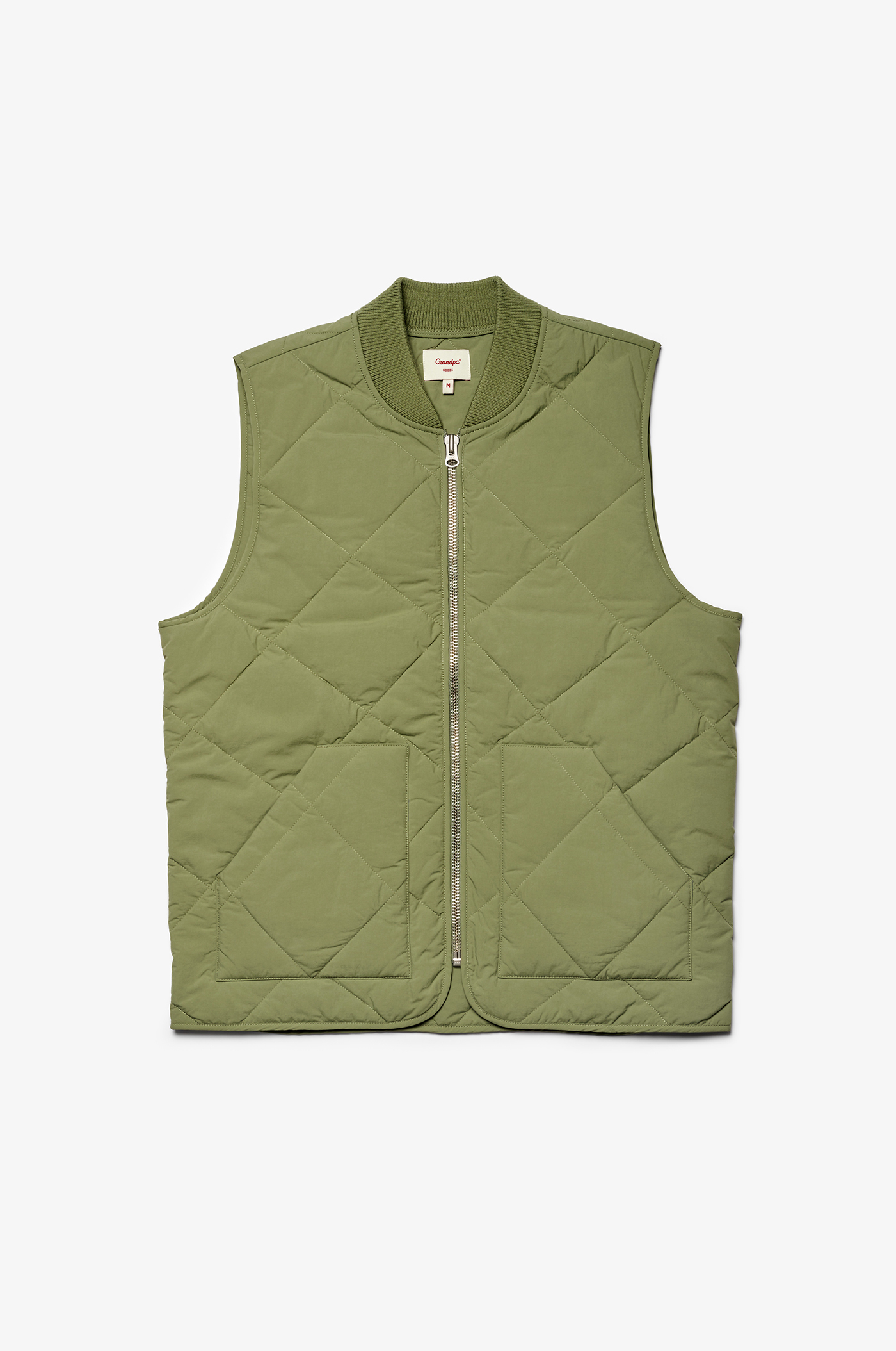 Grandpa Goods | Quilted Vest Green
