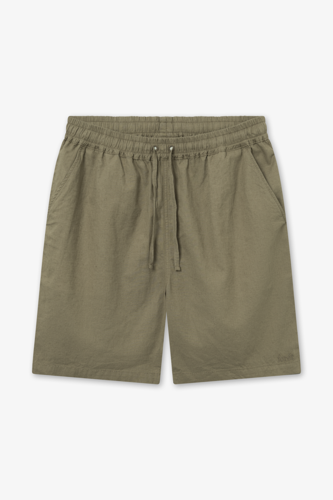 Forét | Serene Linen Shorts Dusty Olive