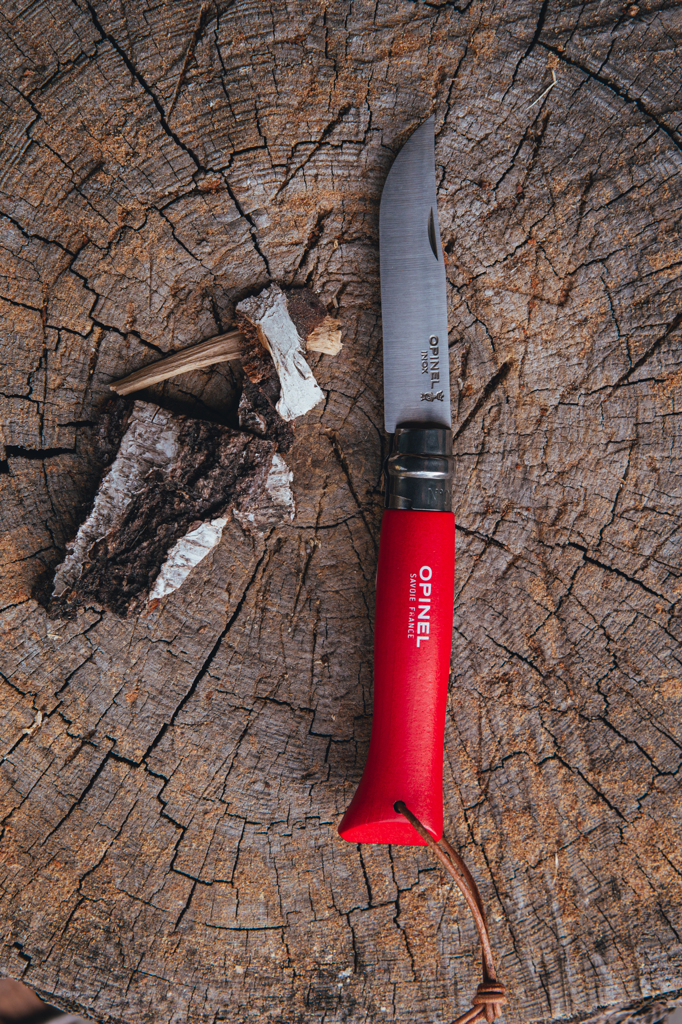 Opinel | N°8 Folding Knife Colorama Trekking Red